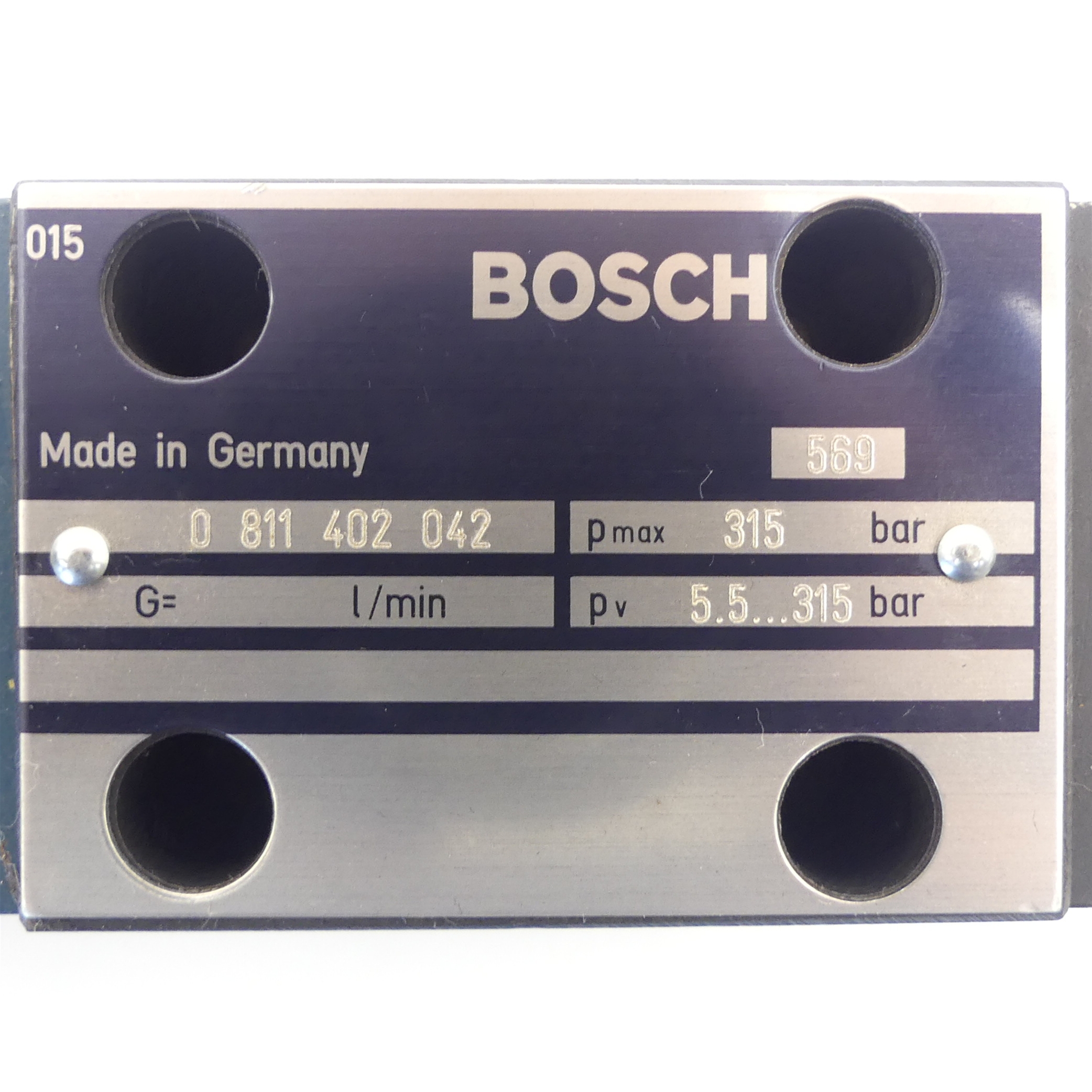 Proportional pressure relief valve 
