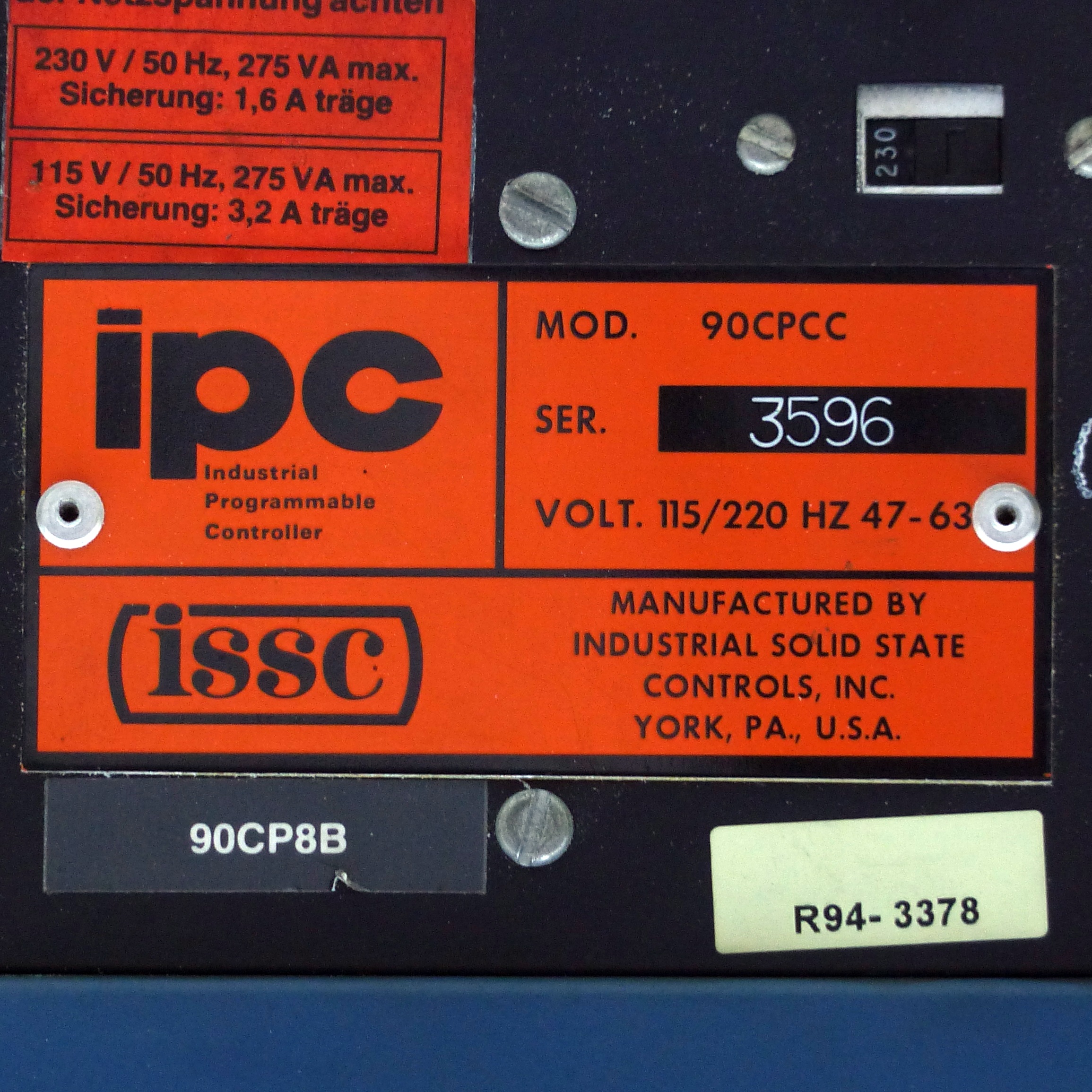 Industrial Programmable Controller