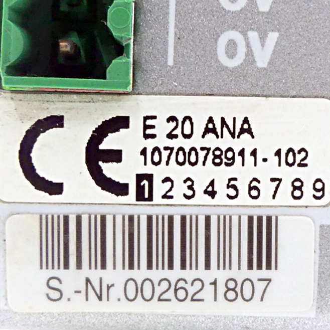 Input card E20 ana 