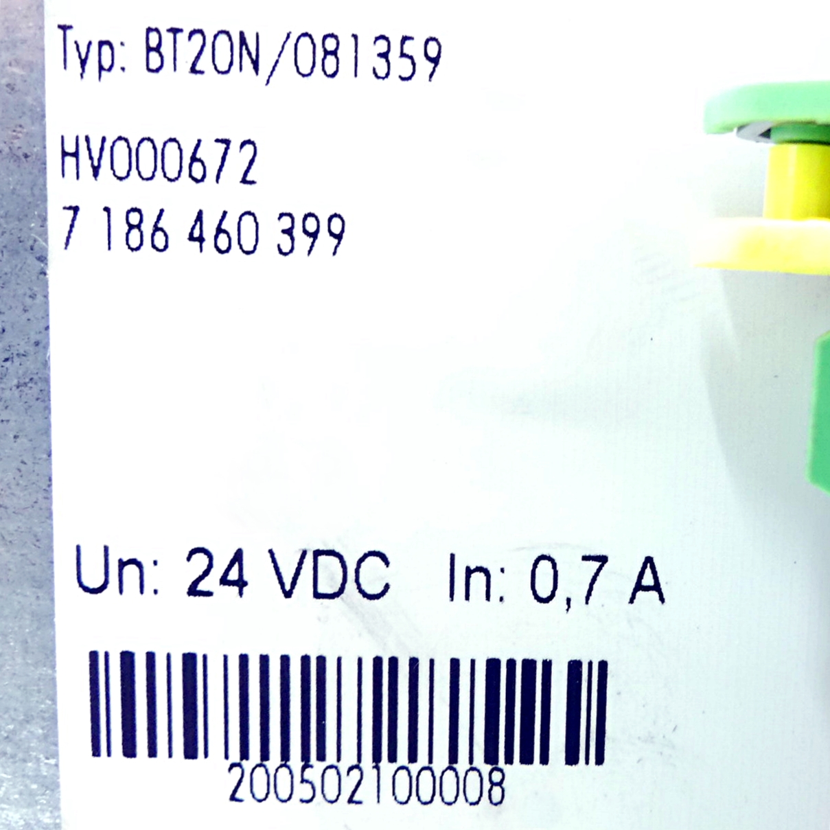 Bedienterminal BT20N / 081359