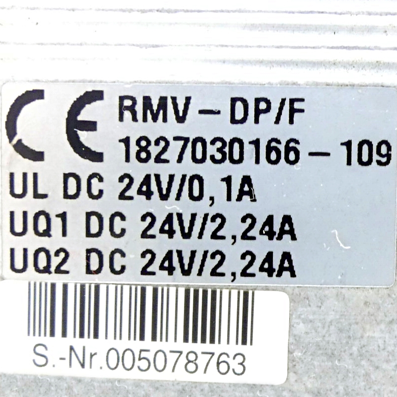 Profibus-DP RMV-DP/F 