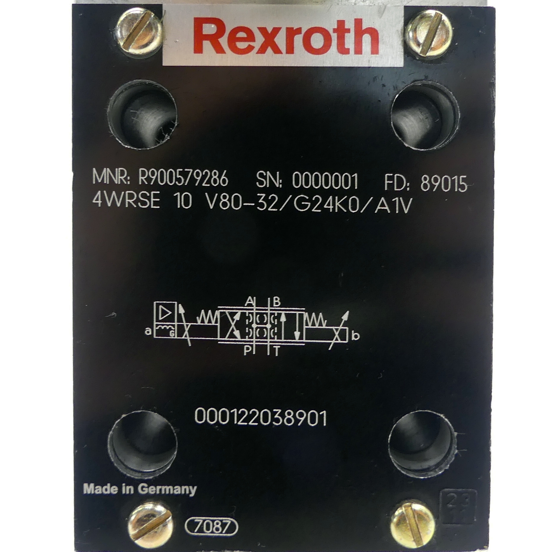 Proportional-Wegeventil 4WRSE 10 V80-32/G24K0/A1V