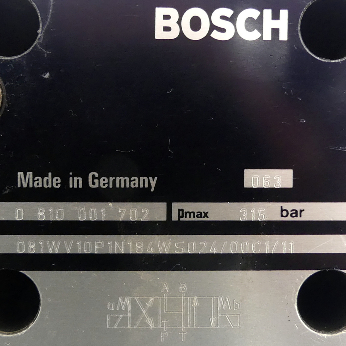 4/3-way valve 081WV10P1N184WS024/00C1/11