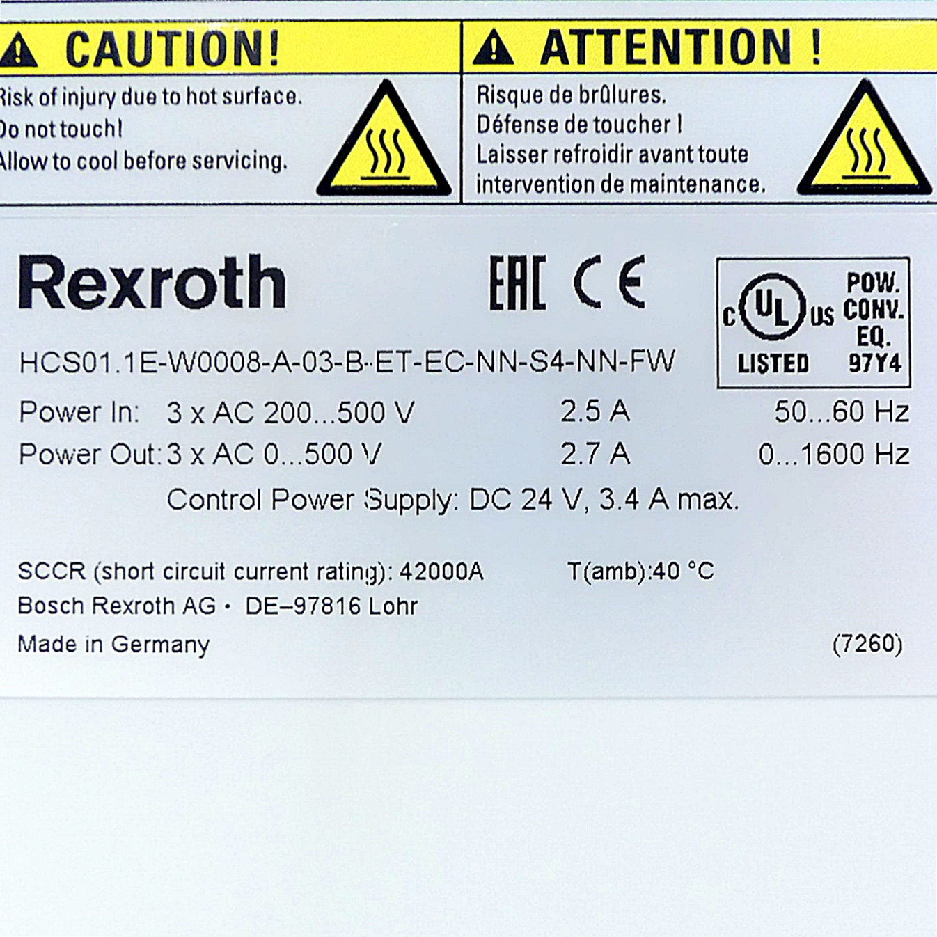 IndraDrive Kompaktumrichter R911340077 