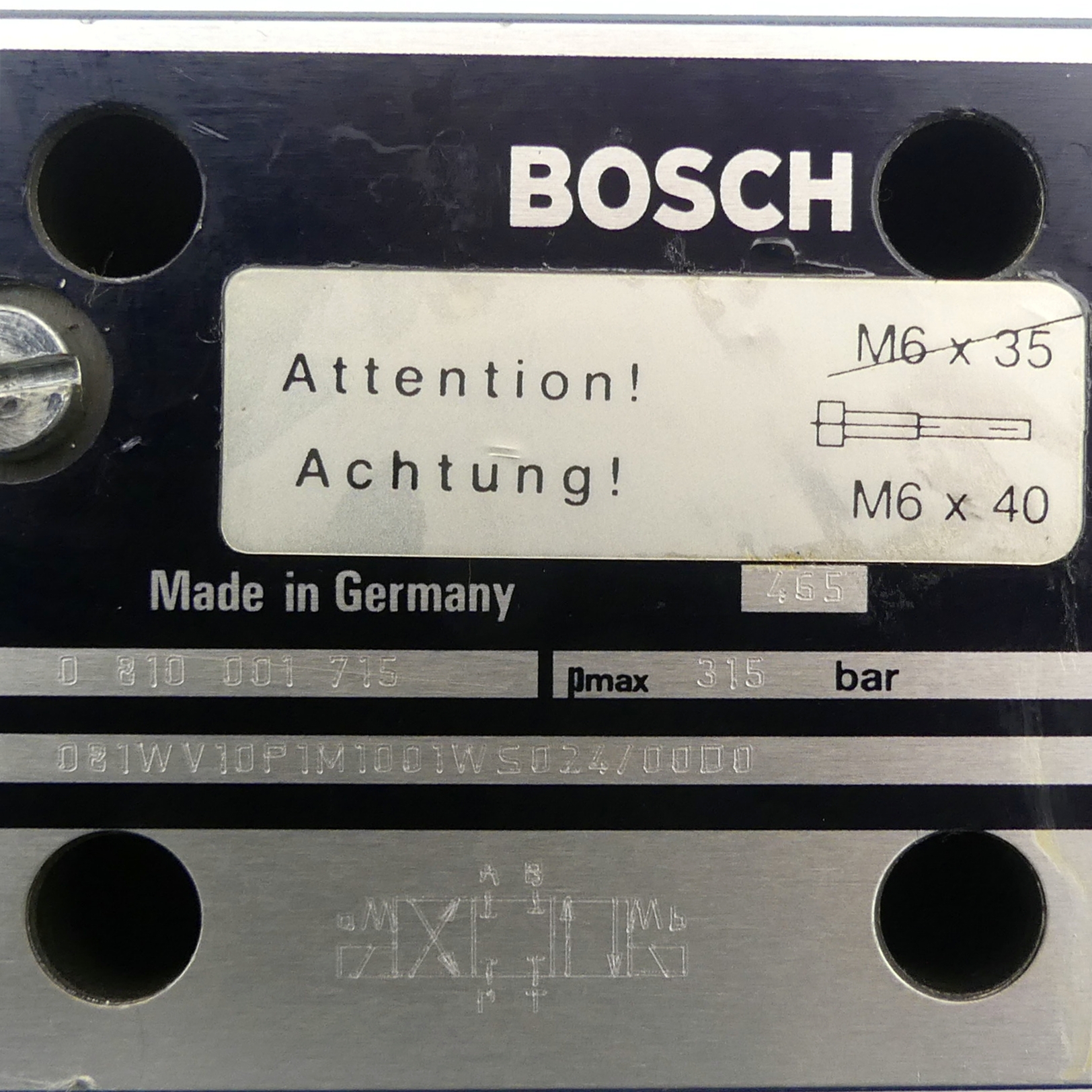 4/3-way valve 081WV10P1V1001WS024/00D0