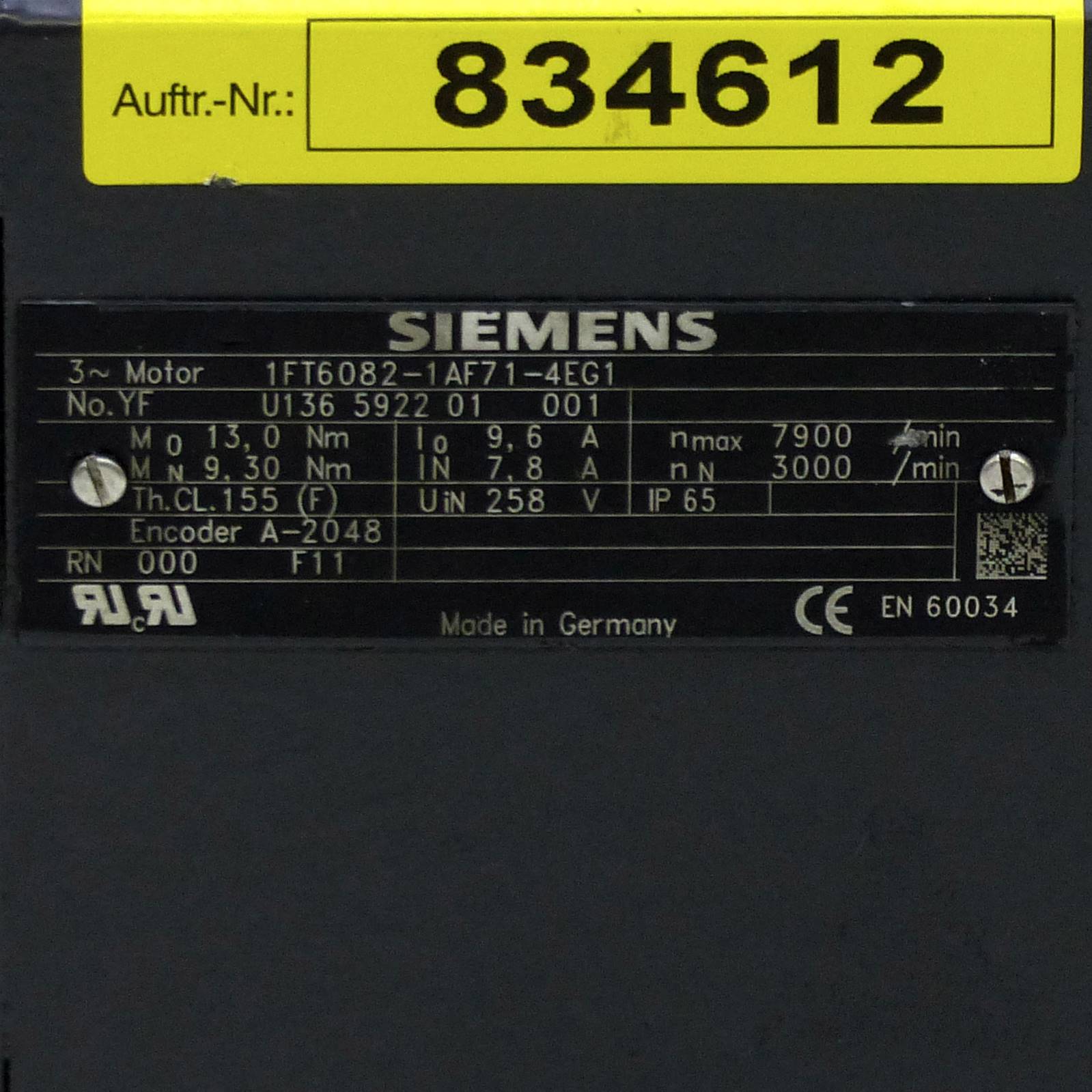 Synchronous servo Motor 