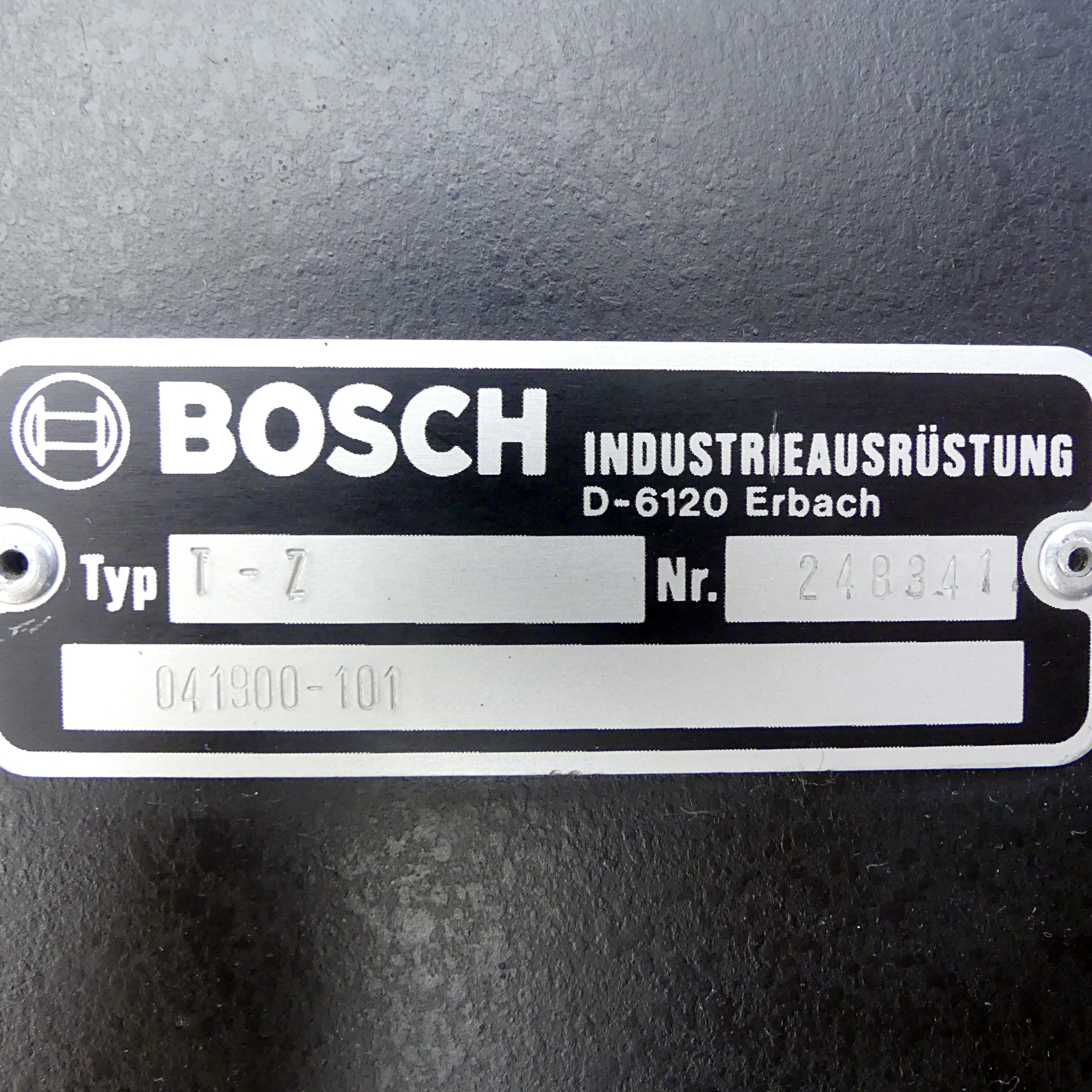 Bedienfeld T/Z