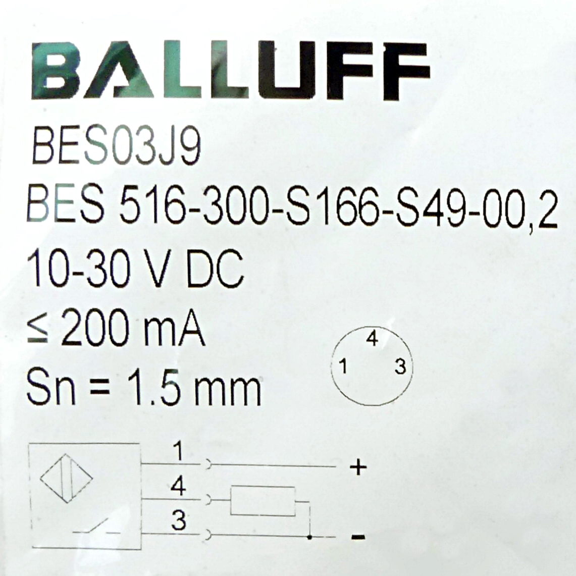 Induktiver Standardsensor BES03J9 