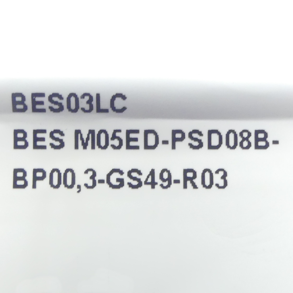 Inductive sensor BES03LC 