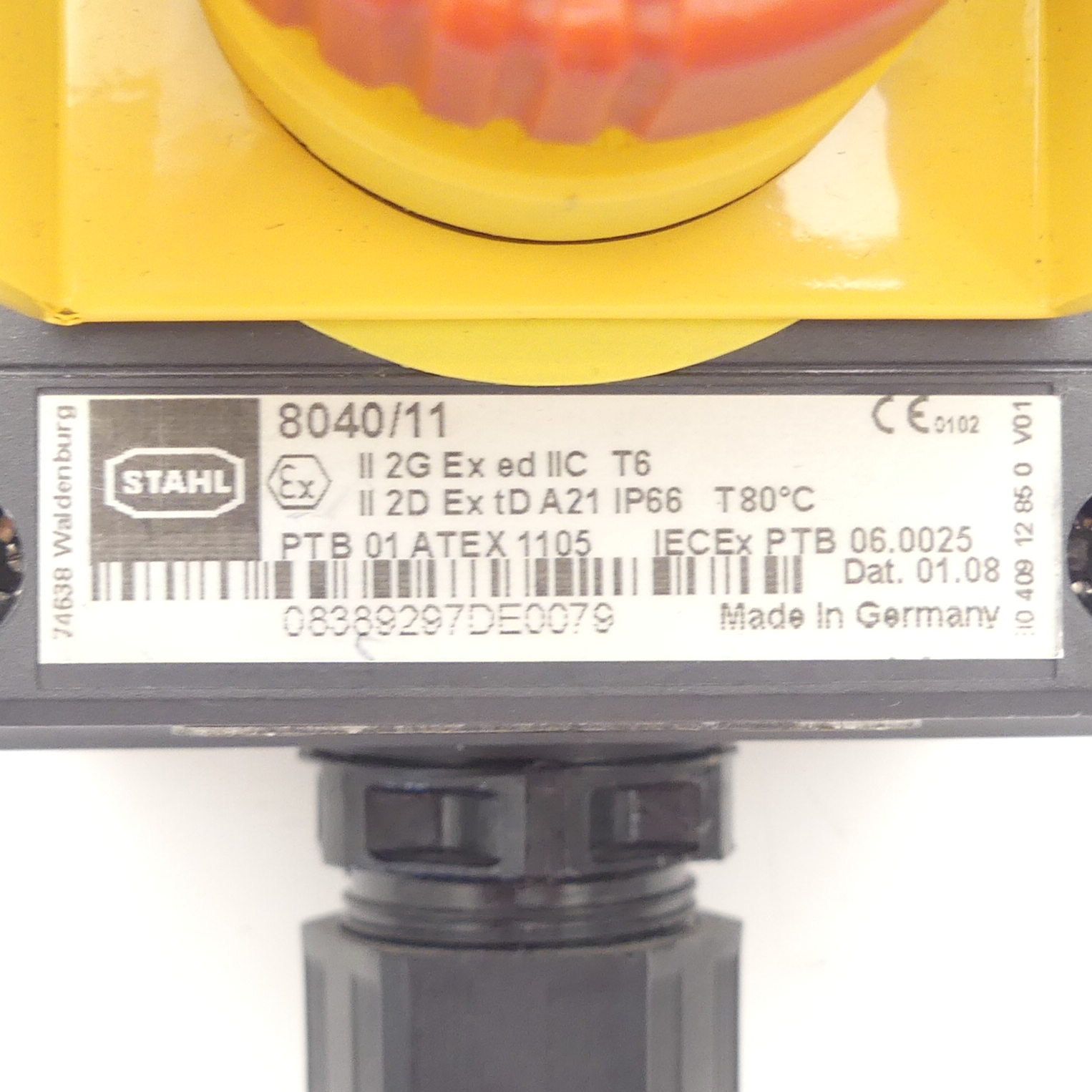 Mushroom lock button