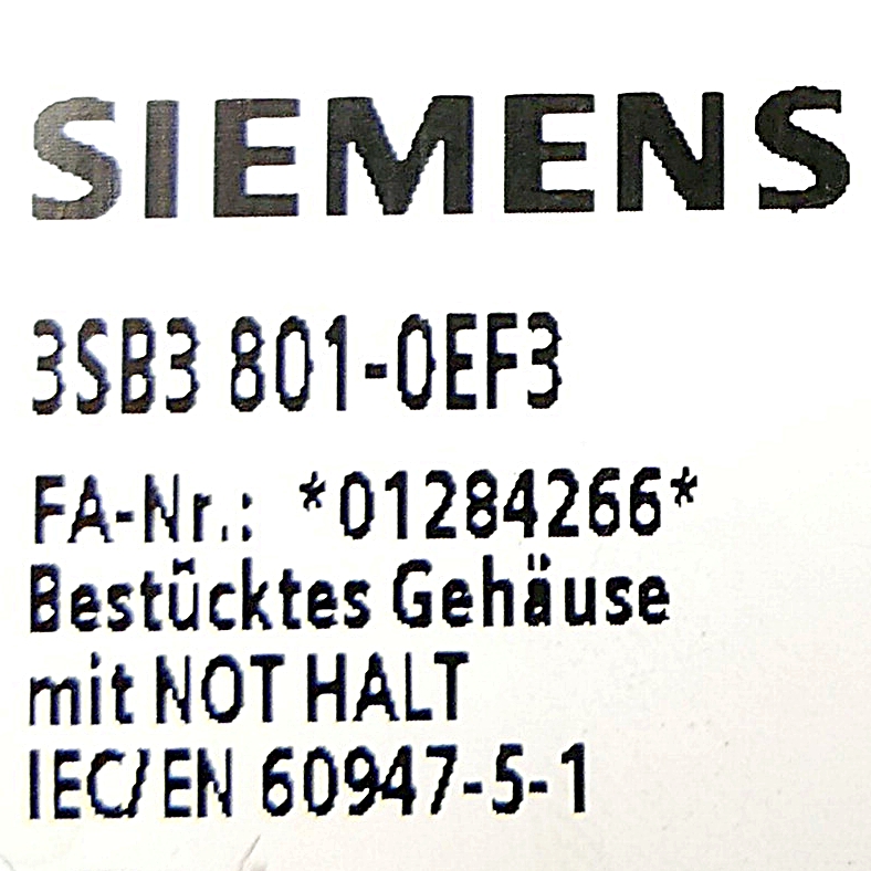 Gehäuse für Befehlsgeräte