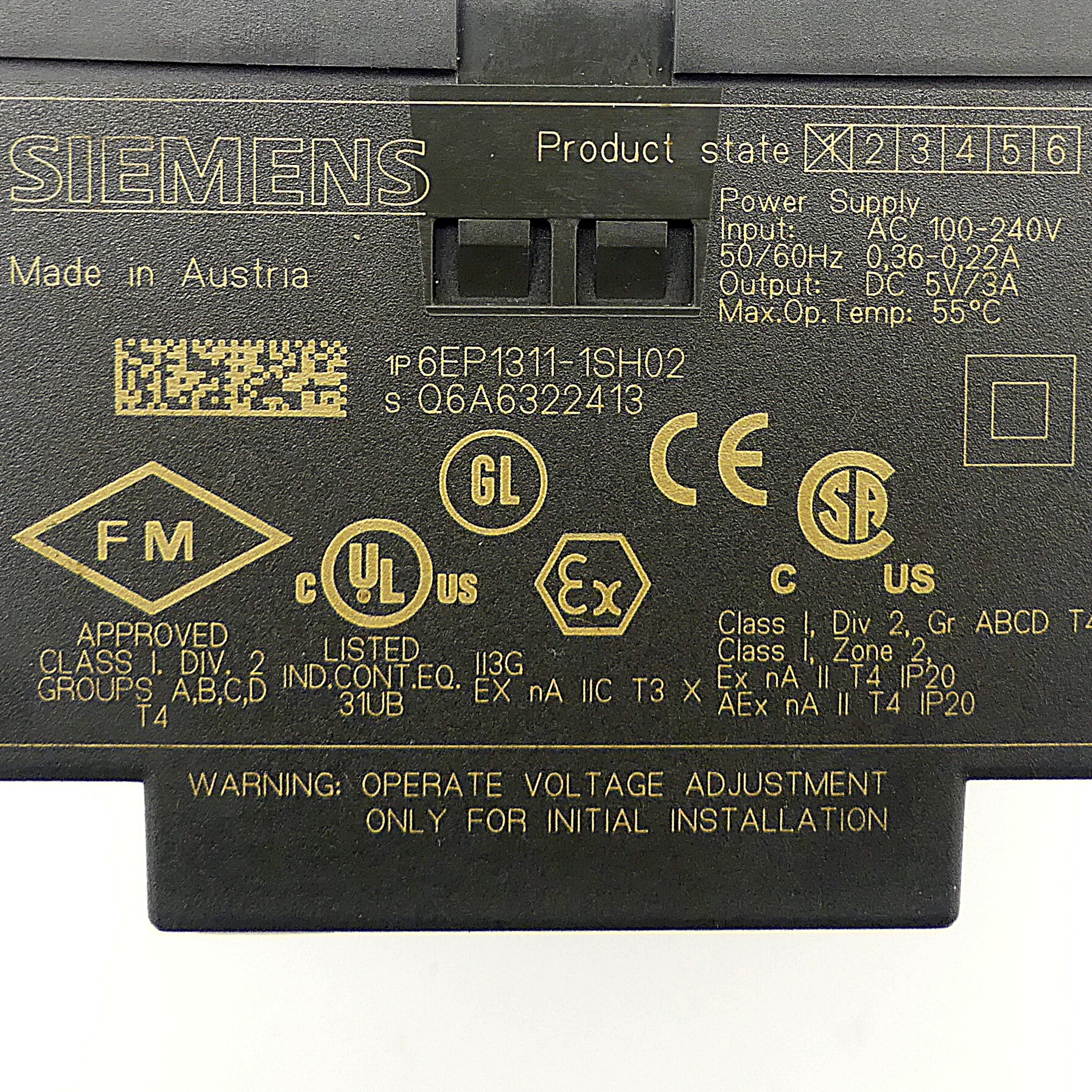 Power supply for industrial use 