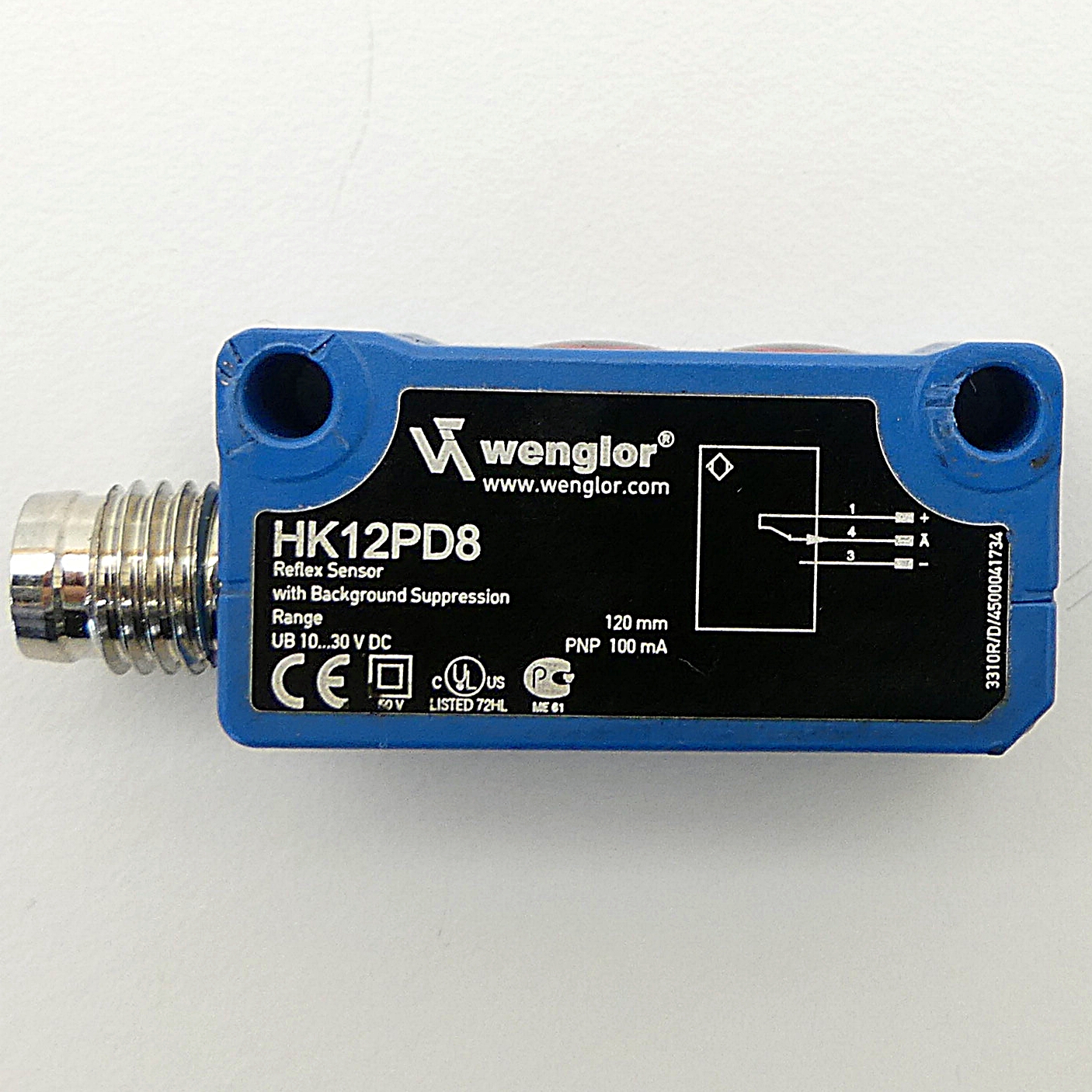 Reflex Sensor with Background Suppression