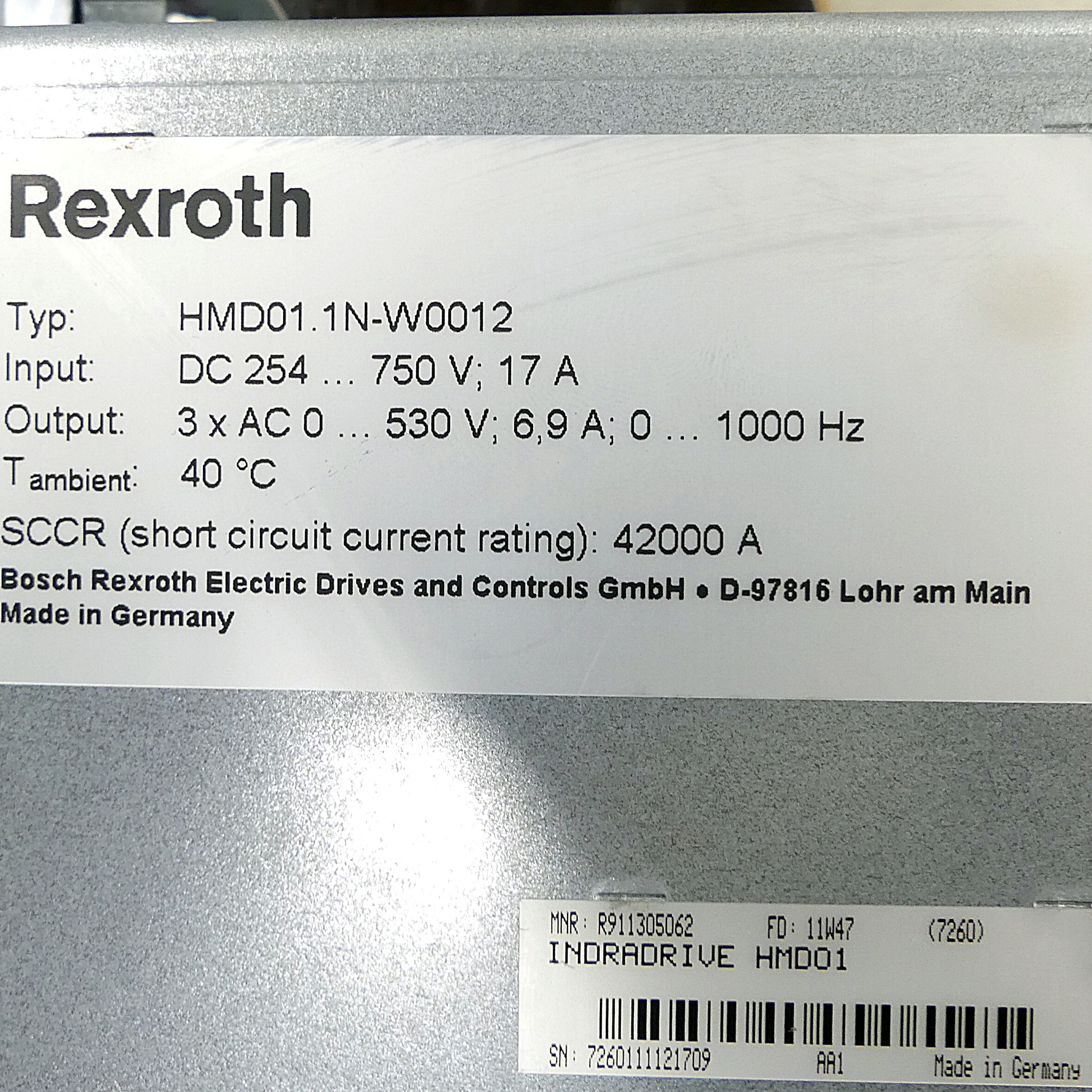 Servo Drive HMD01.1N-W0012