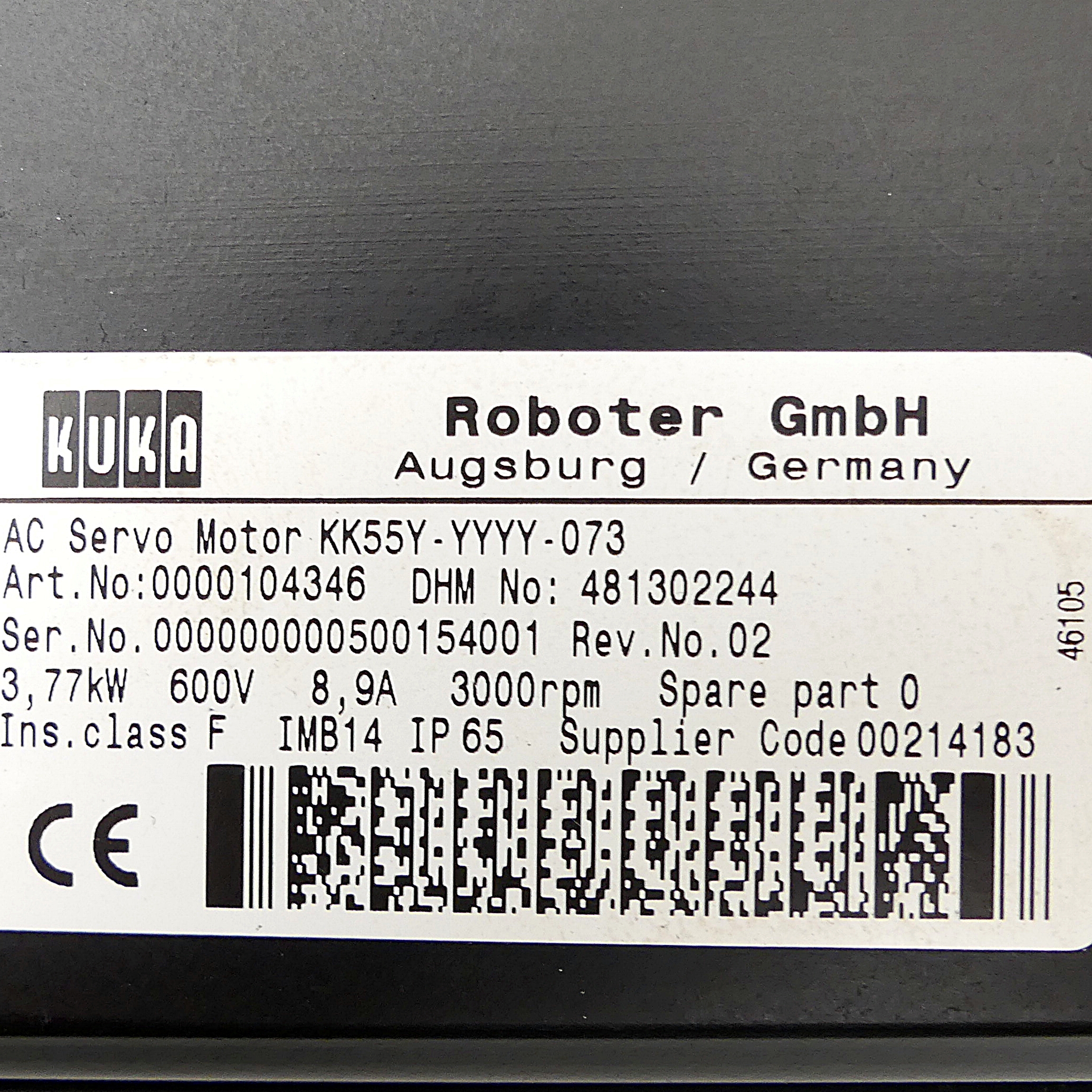 AC Servo Motor KK55Y-YYYY-073