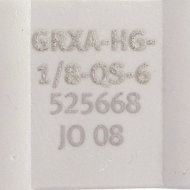 One-way flow control valve GRXA-HG-1/8-QS-6