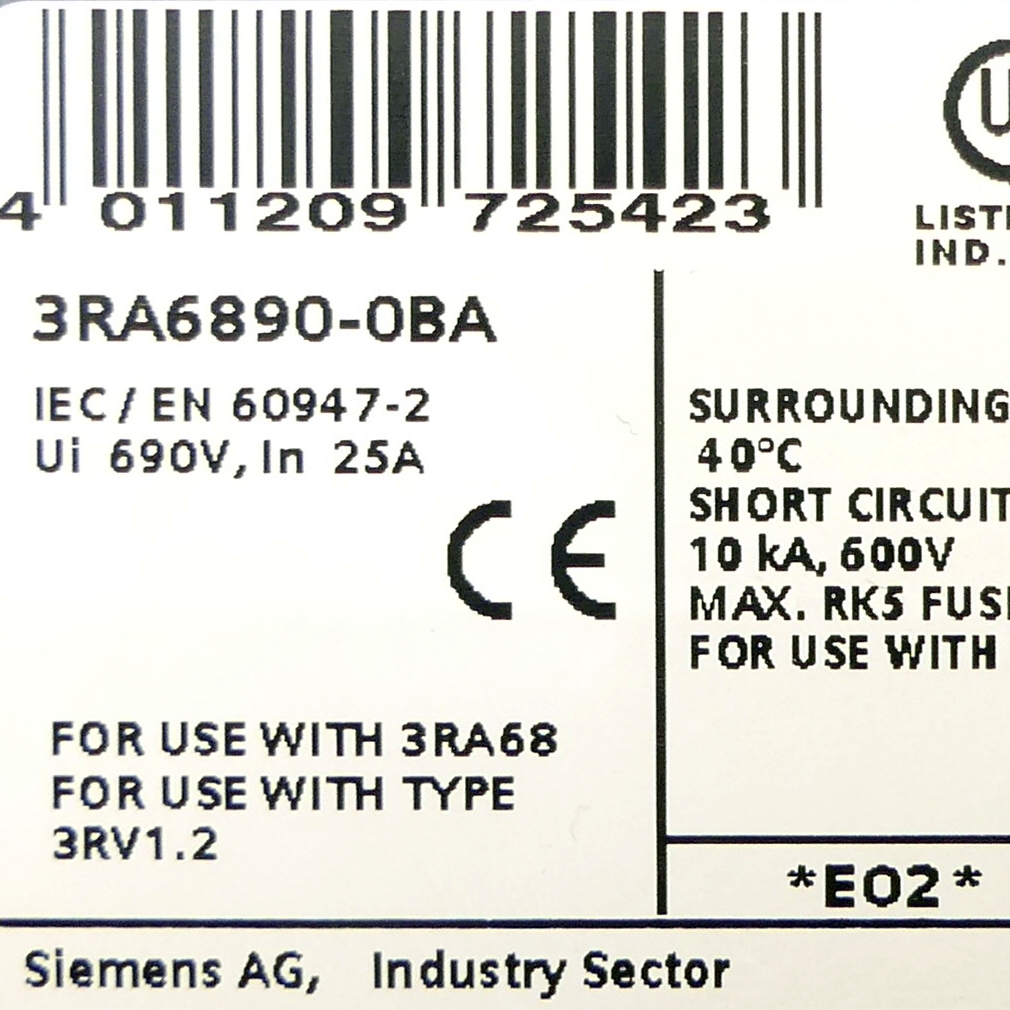 Adapter 45 mm for circuit breaker
