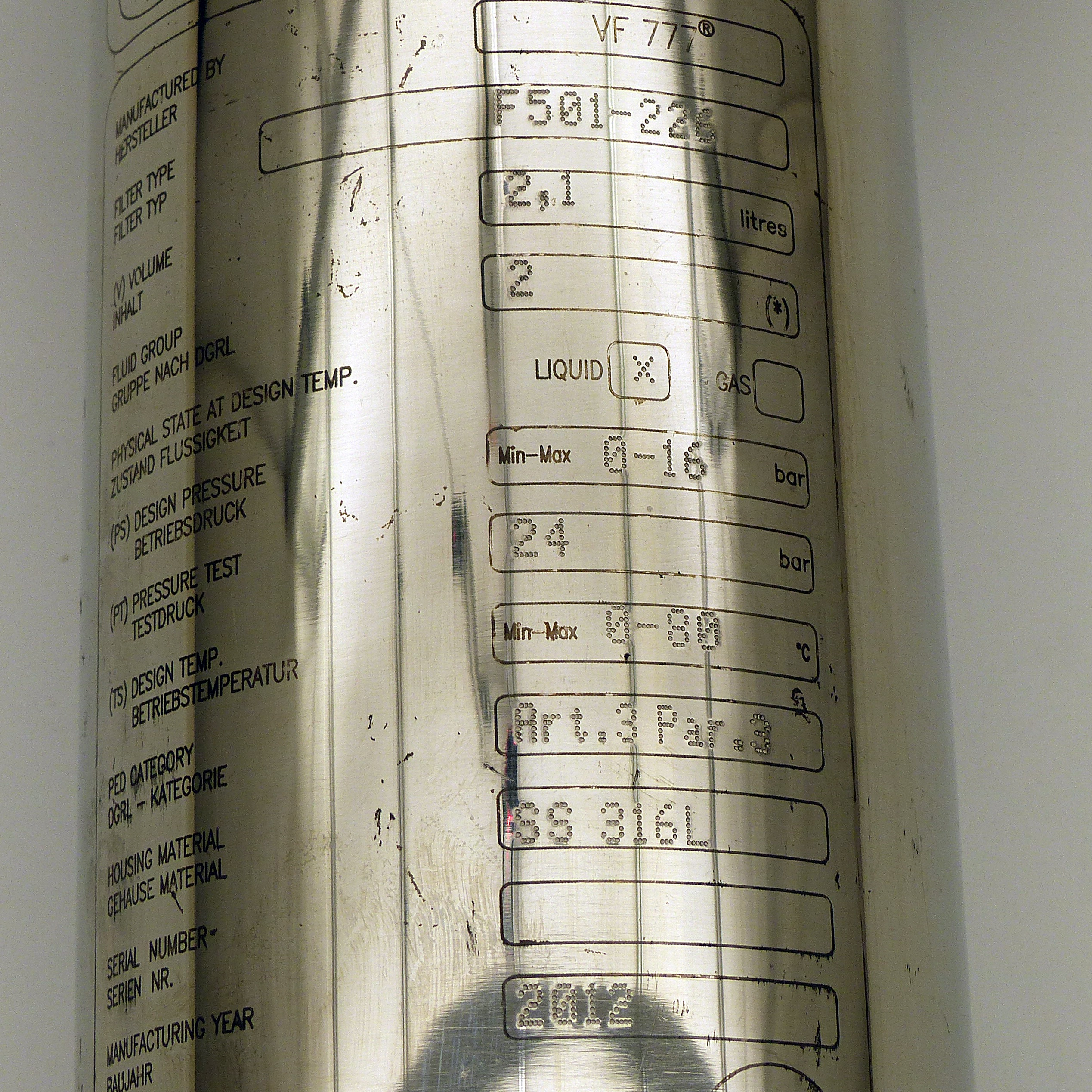 Filter Housing F501  New