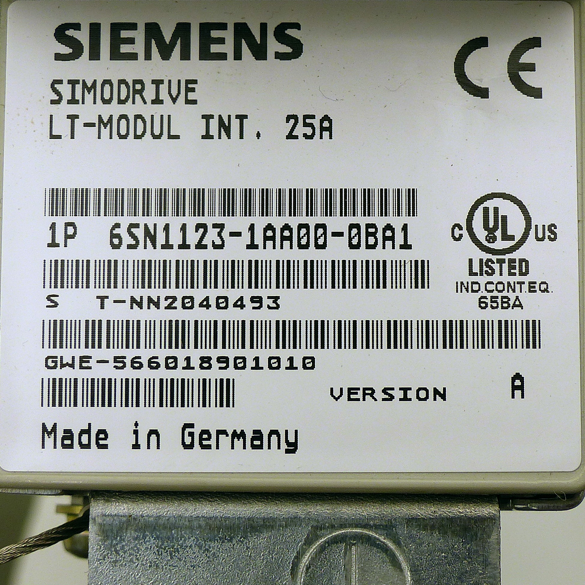 Simodrive LT-Modul TNT. 25A