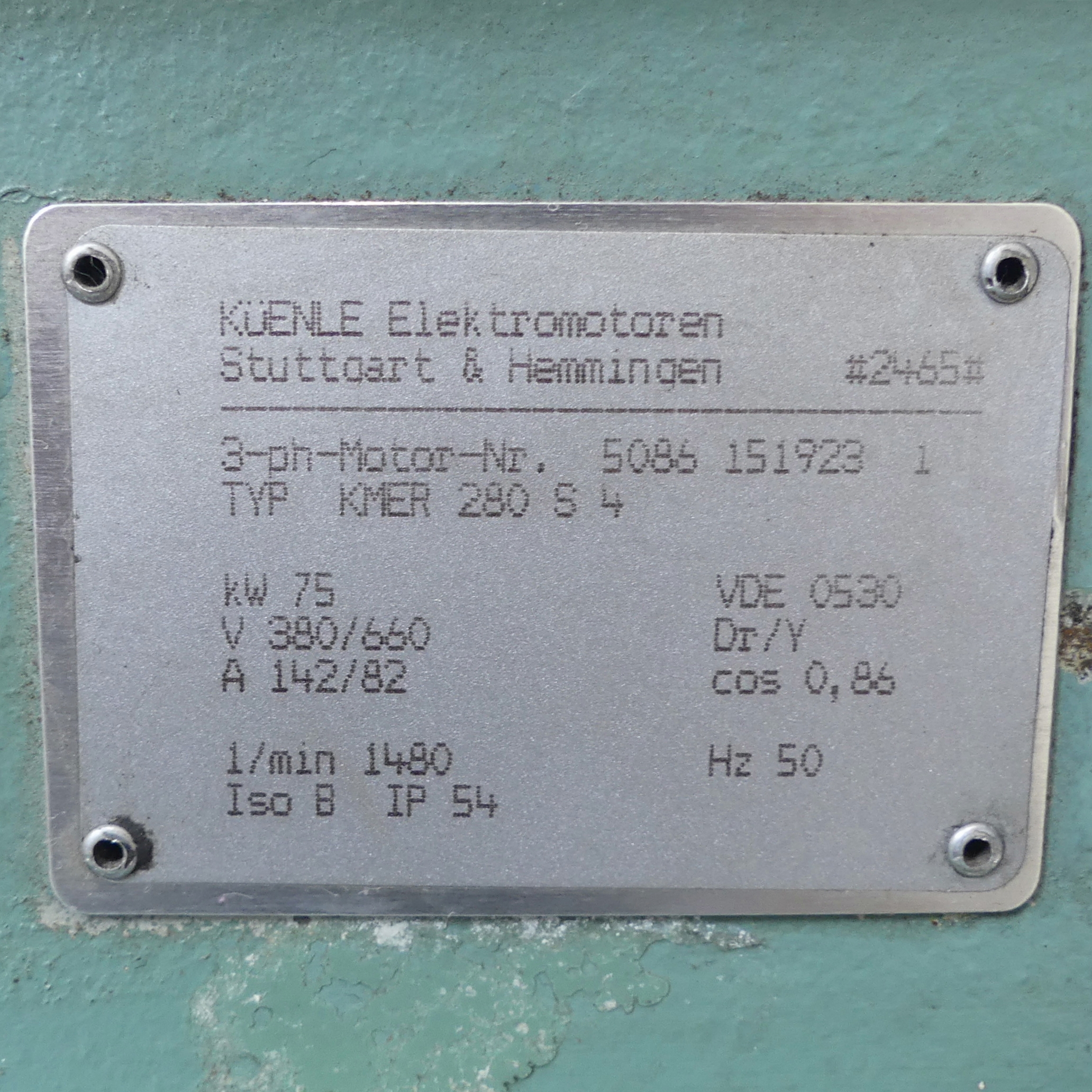 Three-phase motor 