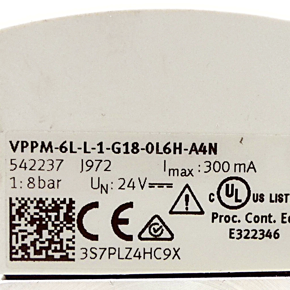 Proportional-Druckregler VPPM-6L-L-1-G18-0L6H-A4N