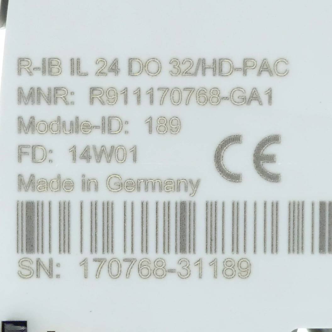 Eingangsklemme R-IB IL 24 DO 32/HD-PAC 