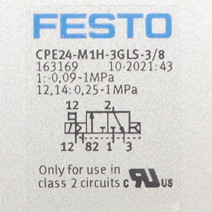 Magnetventil CPE24-M1H-3GLS-3/8
