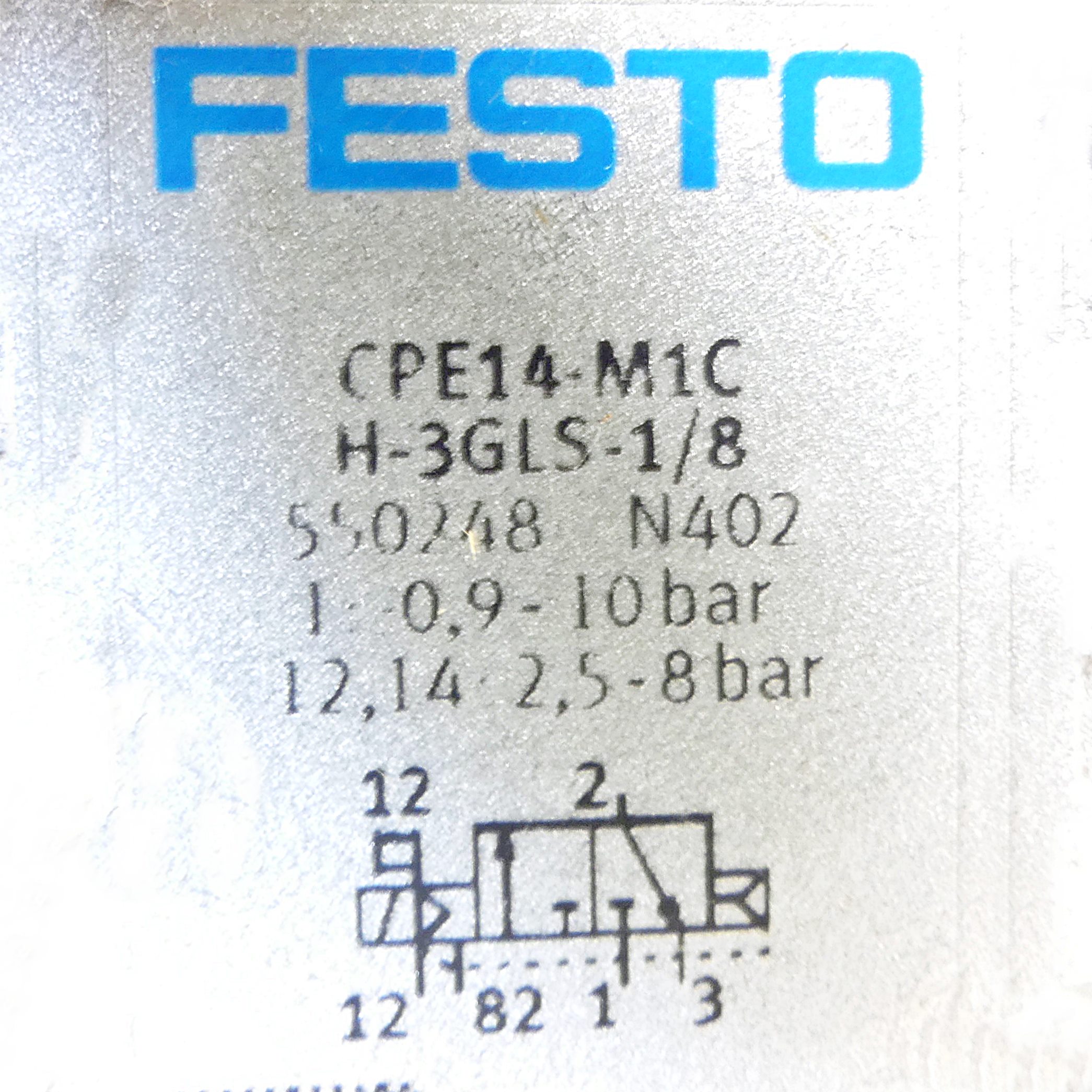 Magnetventil CPE14-M1CH-3GLS-1/8