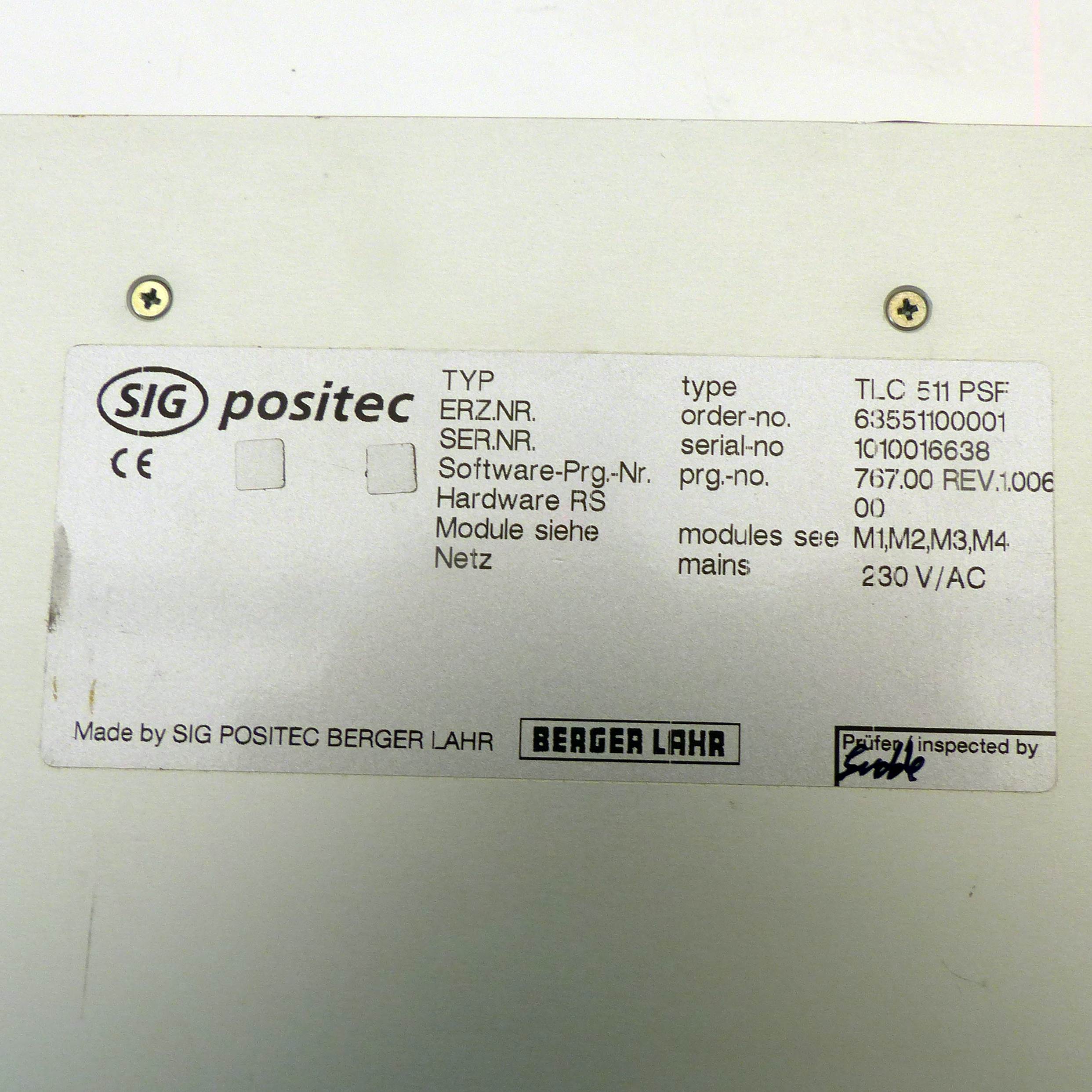 Twin Line Servo Drive TLC511PSF SAM 