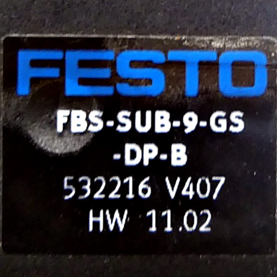 PLug FBS-SUB-9-GS-DP-B 
