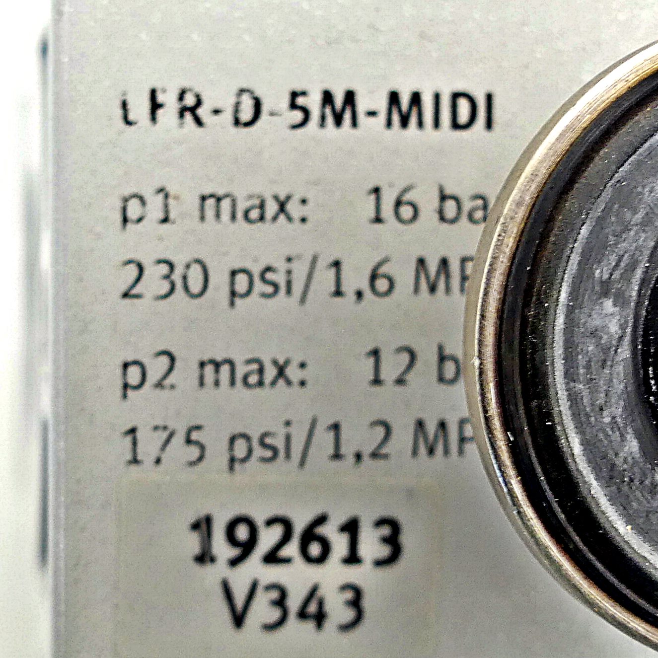 Filter control valve LFR-D-5M-MIDI 