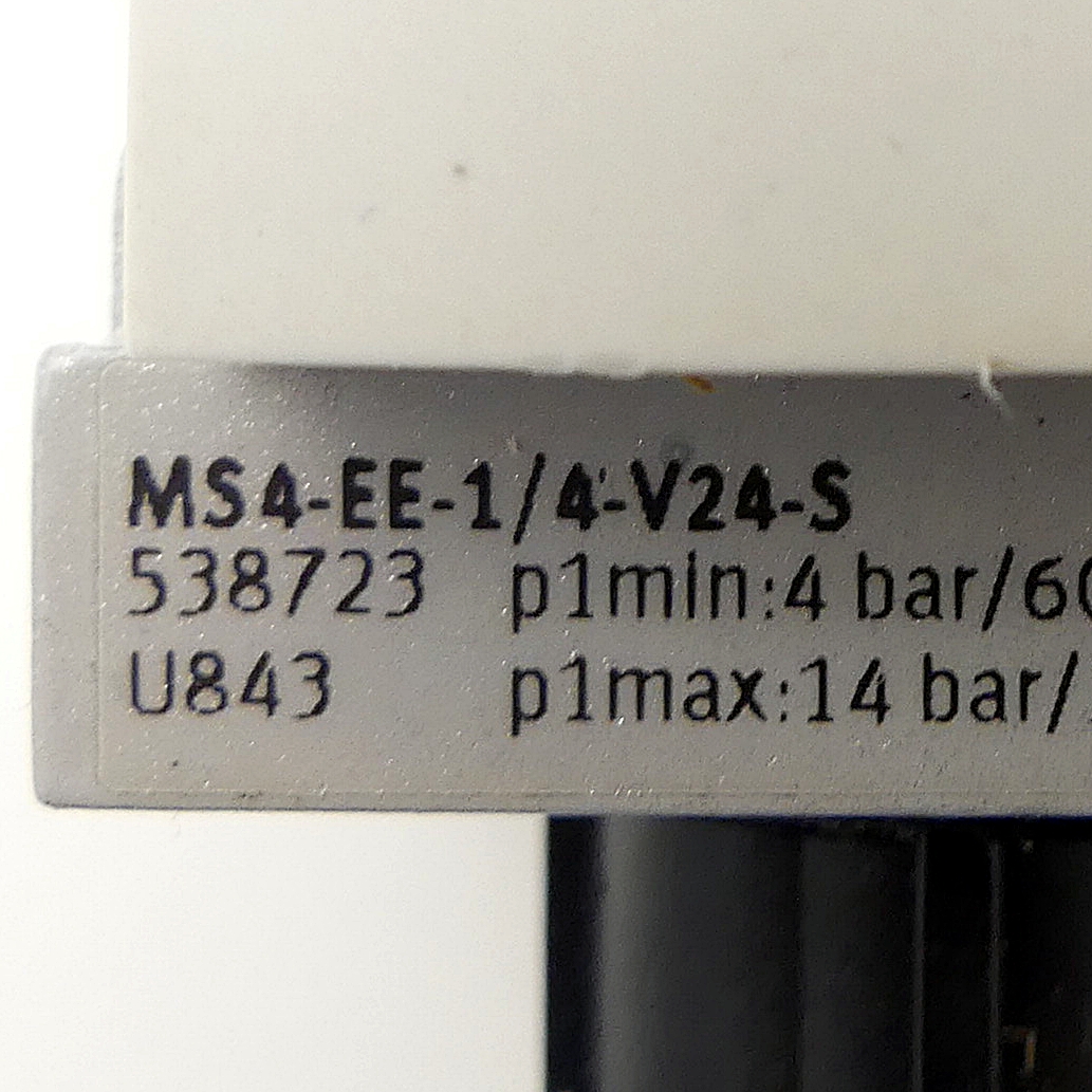 On/off valve MS4-EE-1/4-V24-S