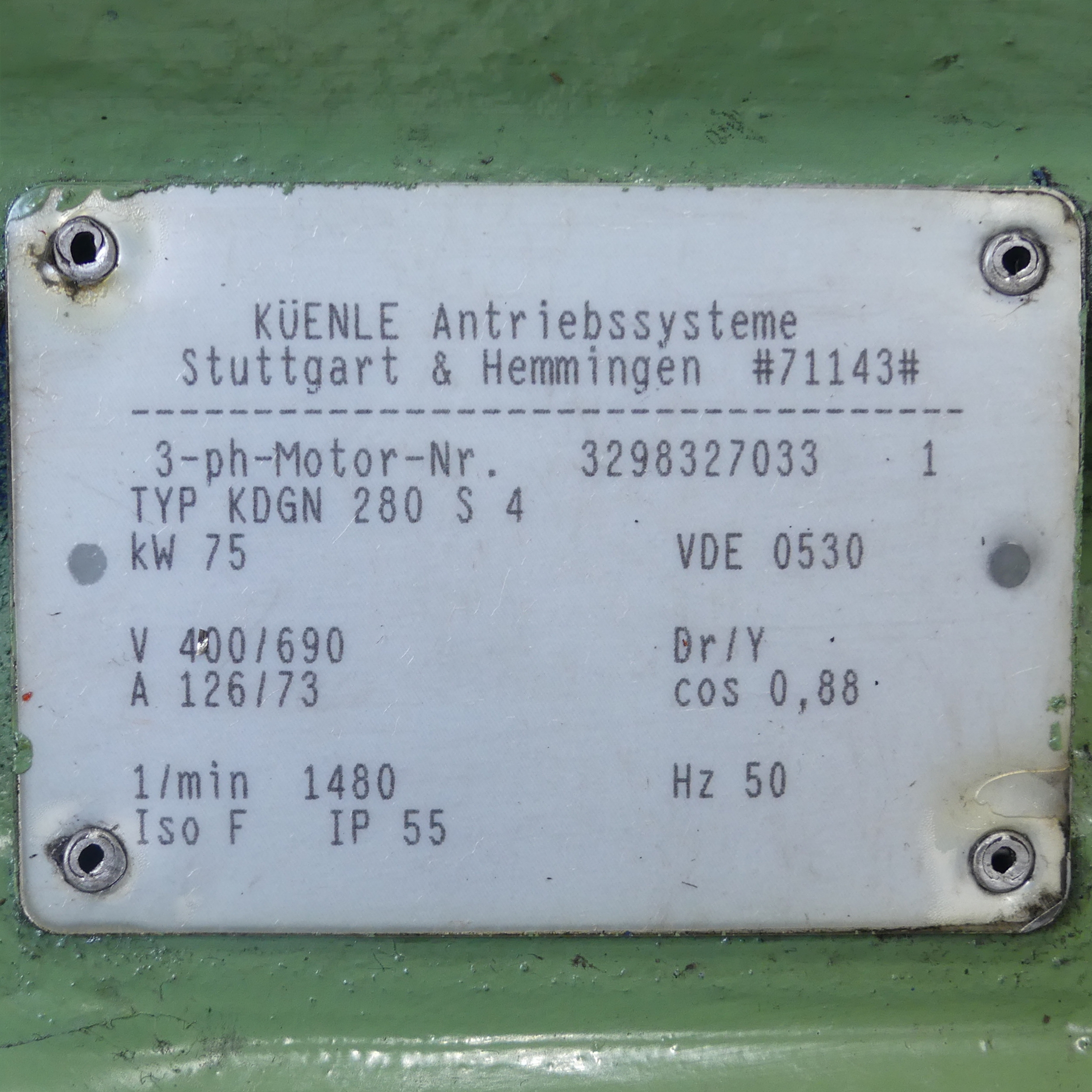 Three-phase motor