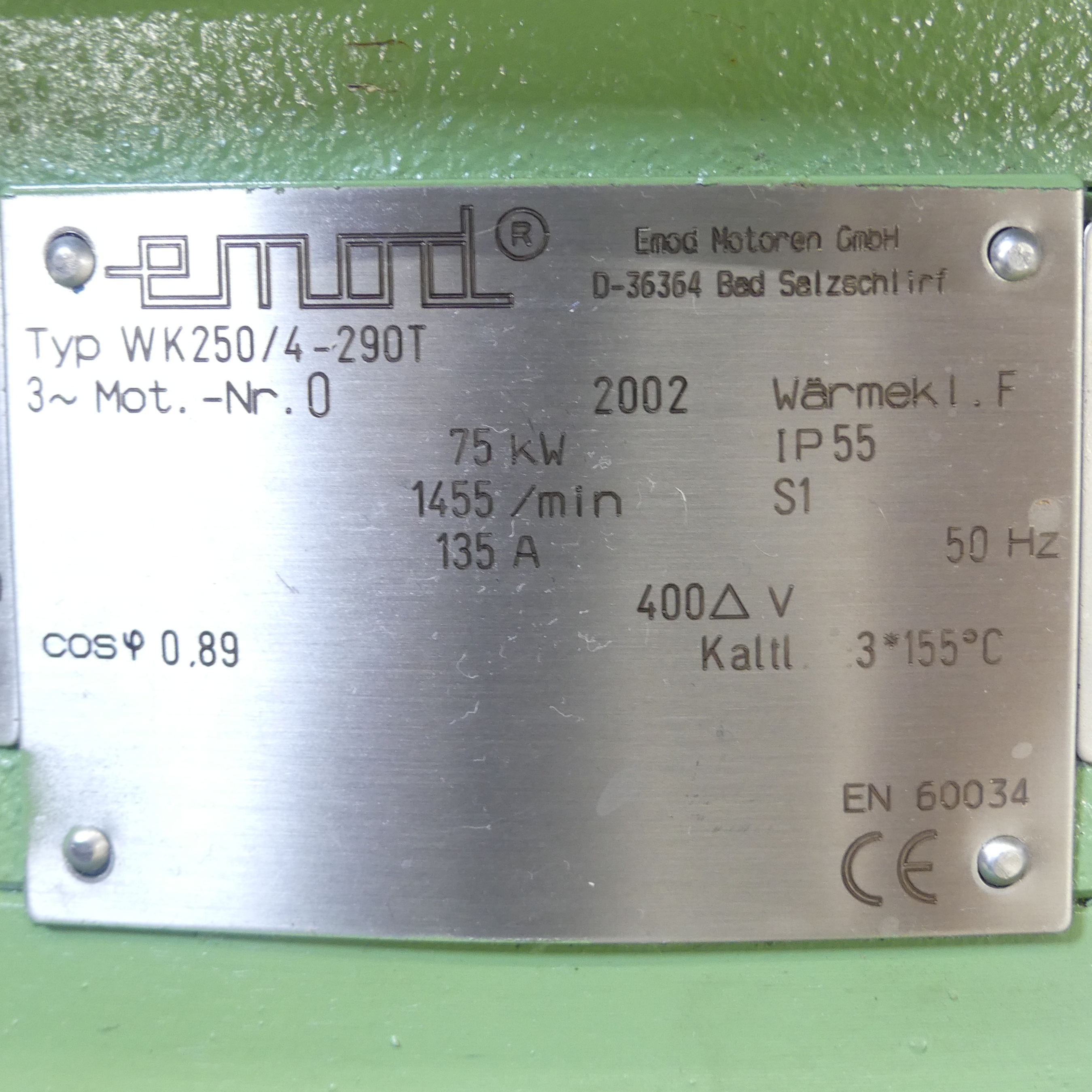 Wassergekühlter Drehstrommotor 