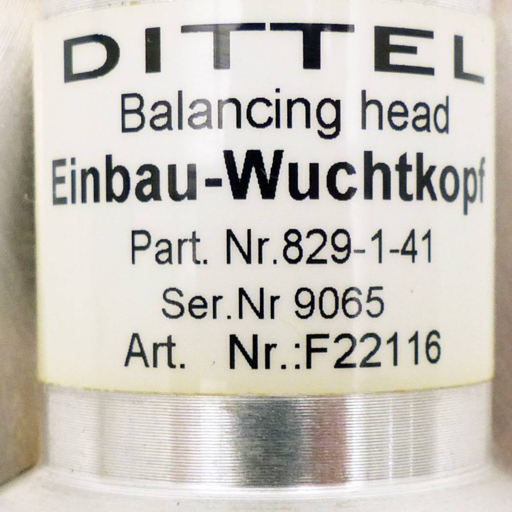 Einbau Wuchtkopf 