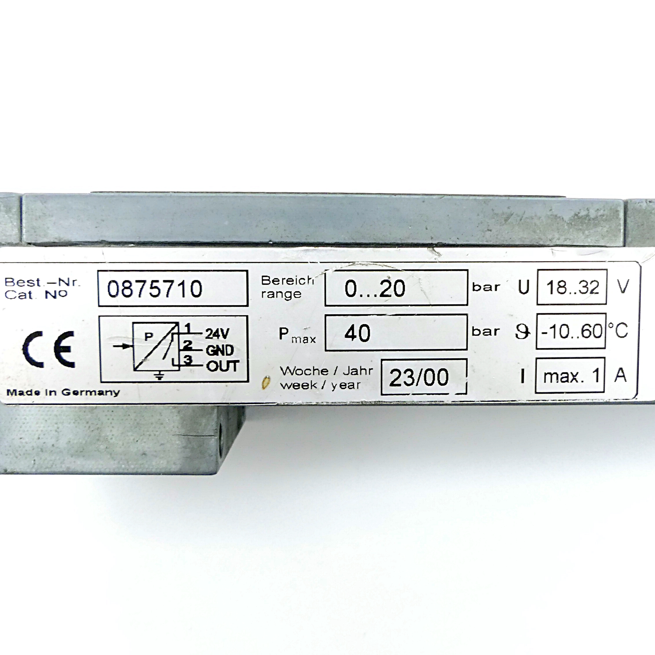 Solenoid valve 0875710