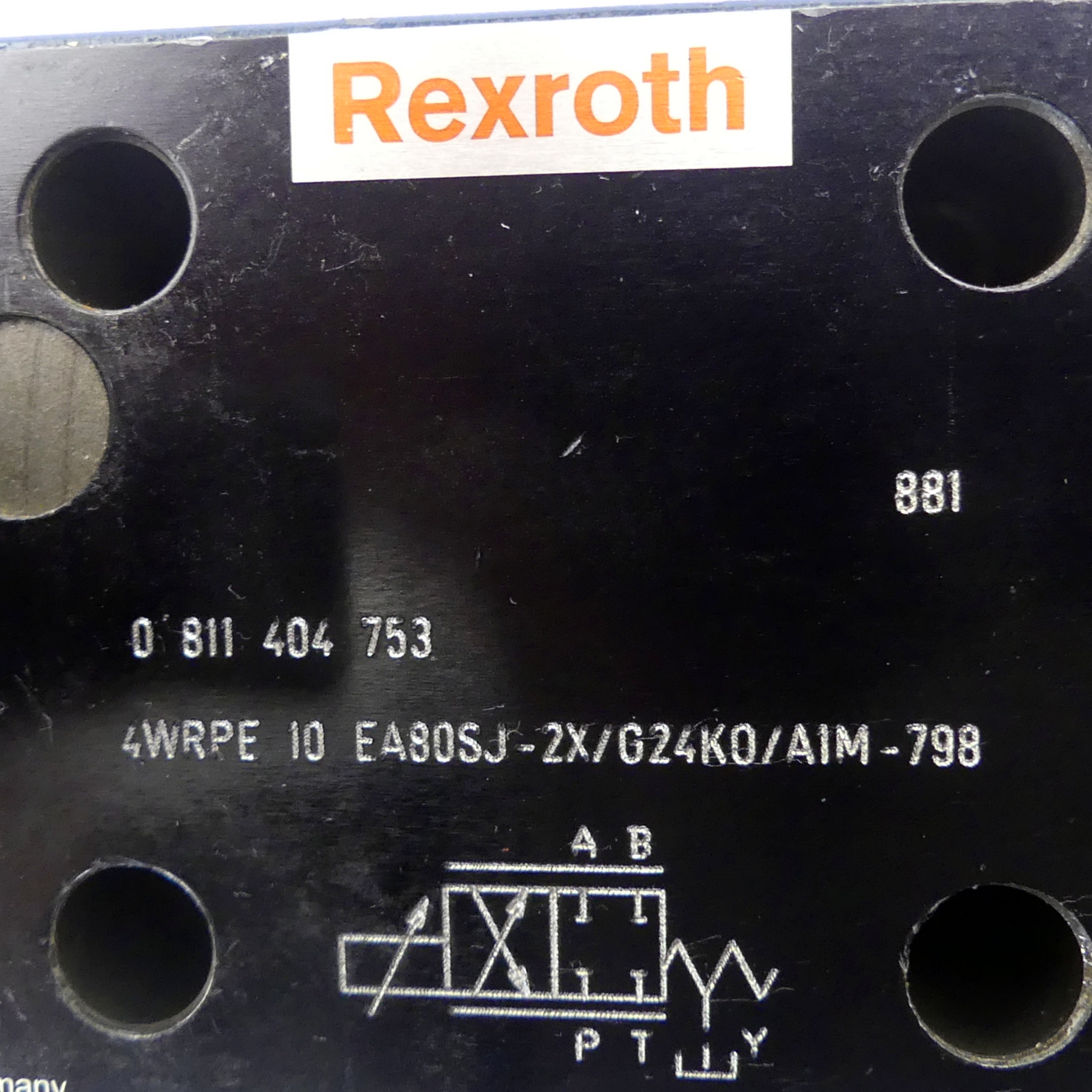 Proportional-Wegeventil 4WRPE 10 EA80SJ-2X/G24K0/A1M-798 