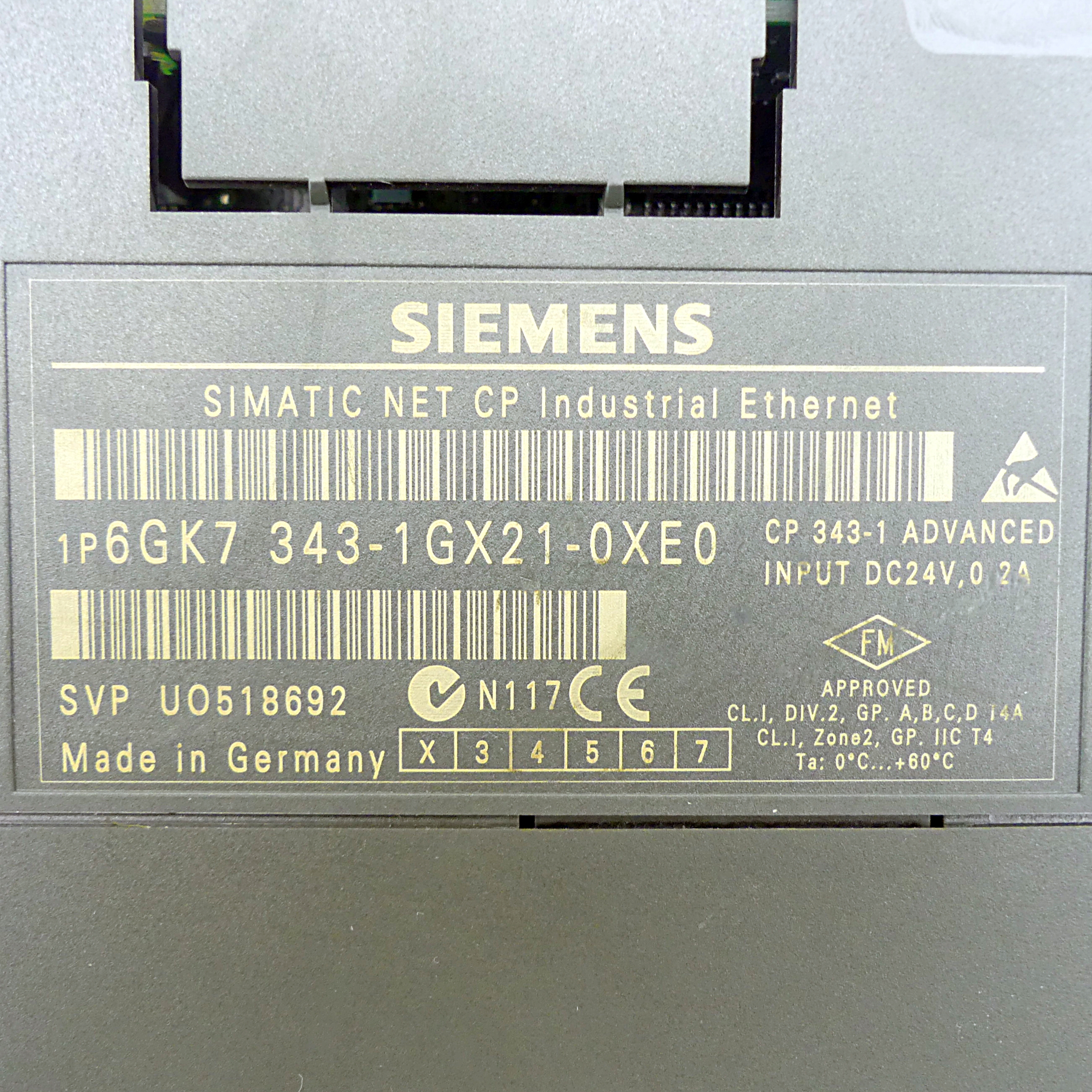 Communications processor CP 343-1