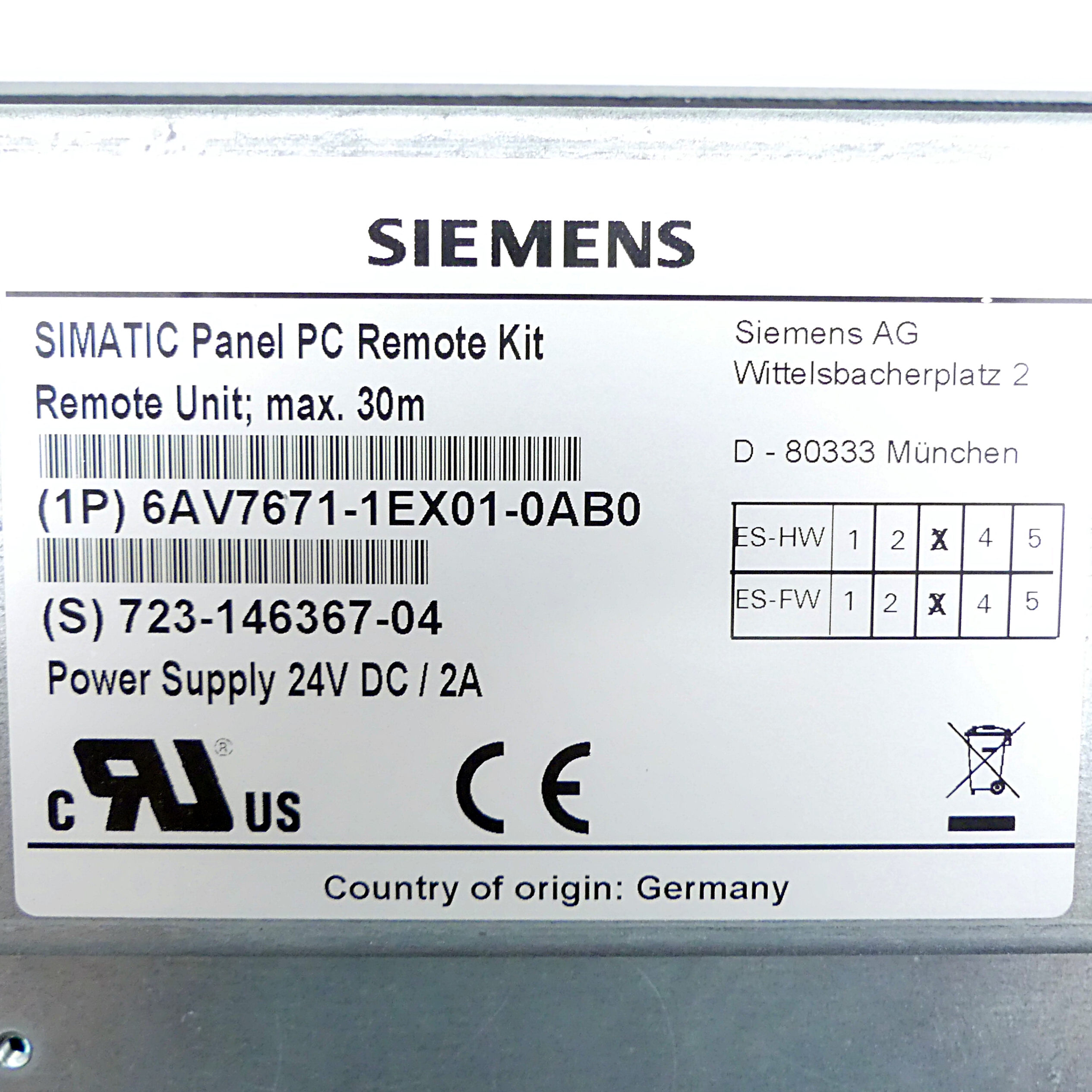 SIMATIC Panel PC with Remote Kit 