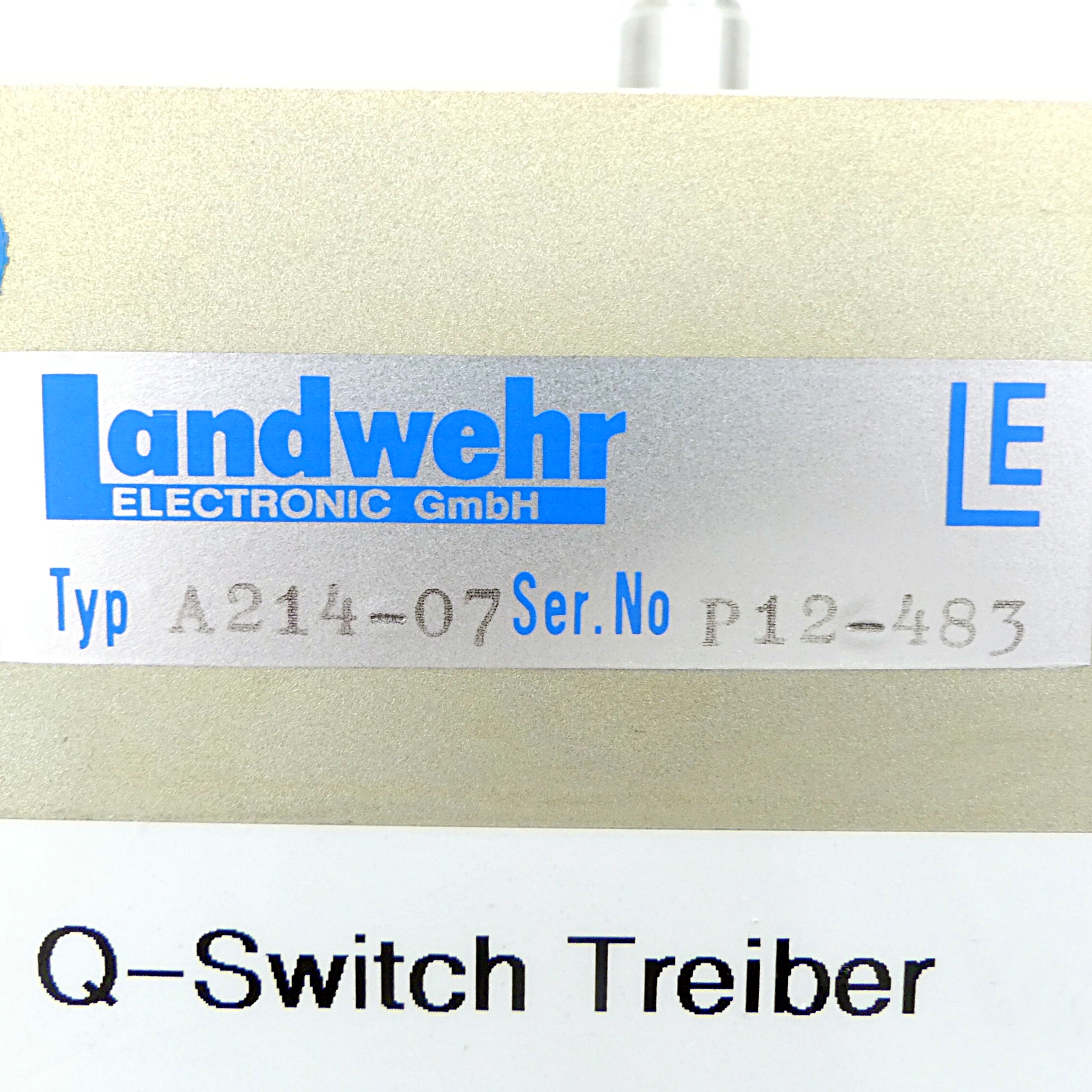 Q-switch Treiber A214-07
