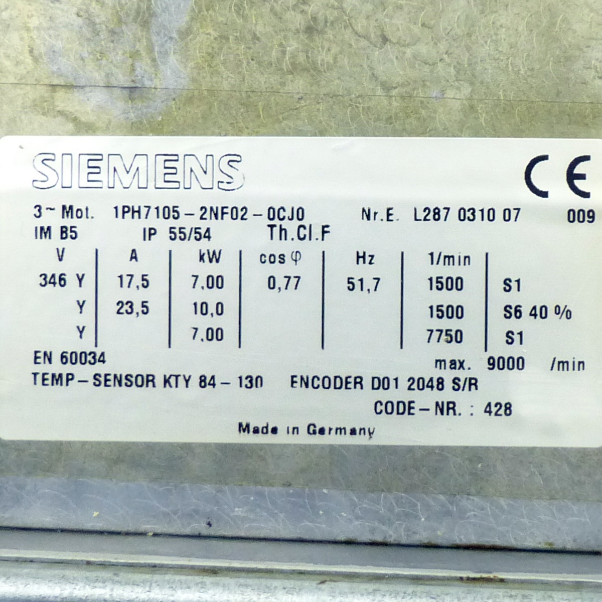 Maschinenteil24, Siemens Kompakt-Asynchronmotor