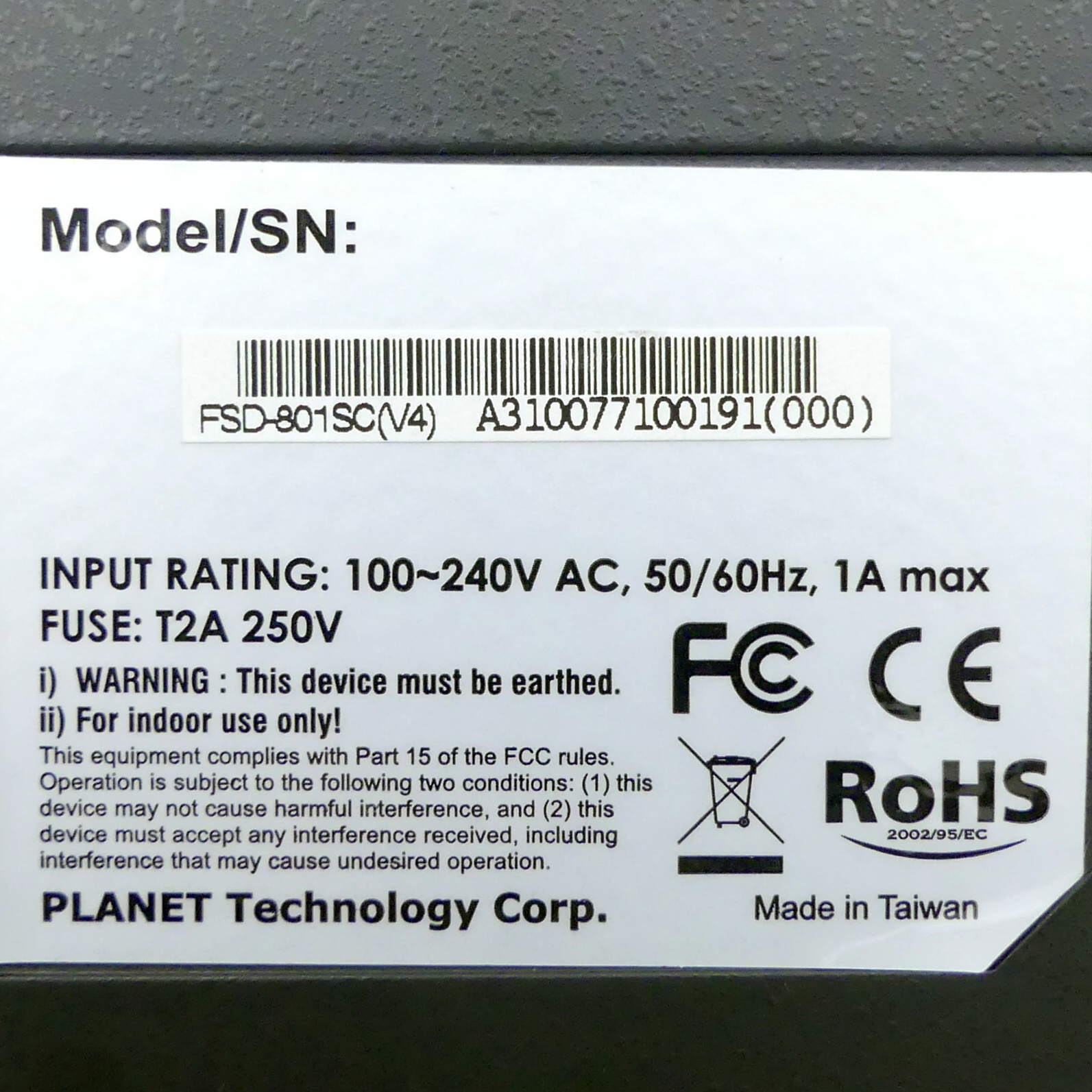 Ethernet Switch