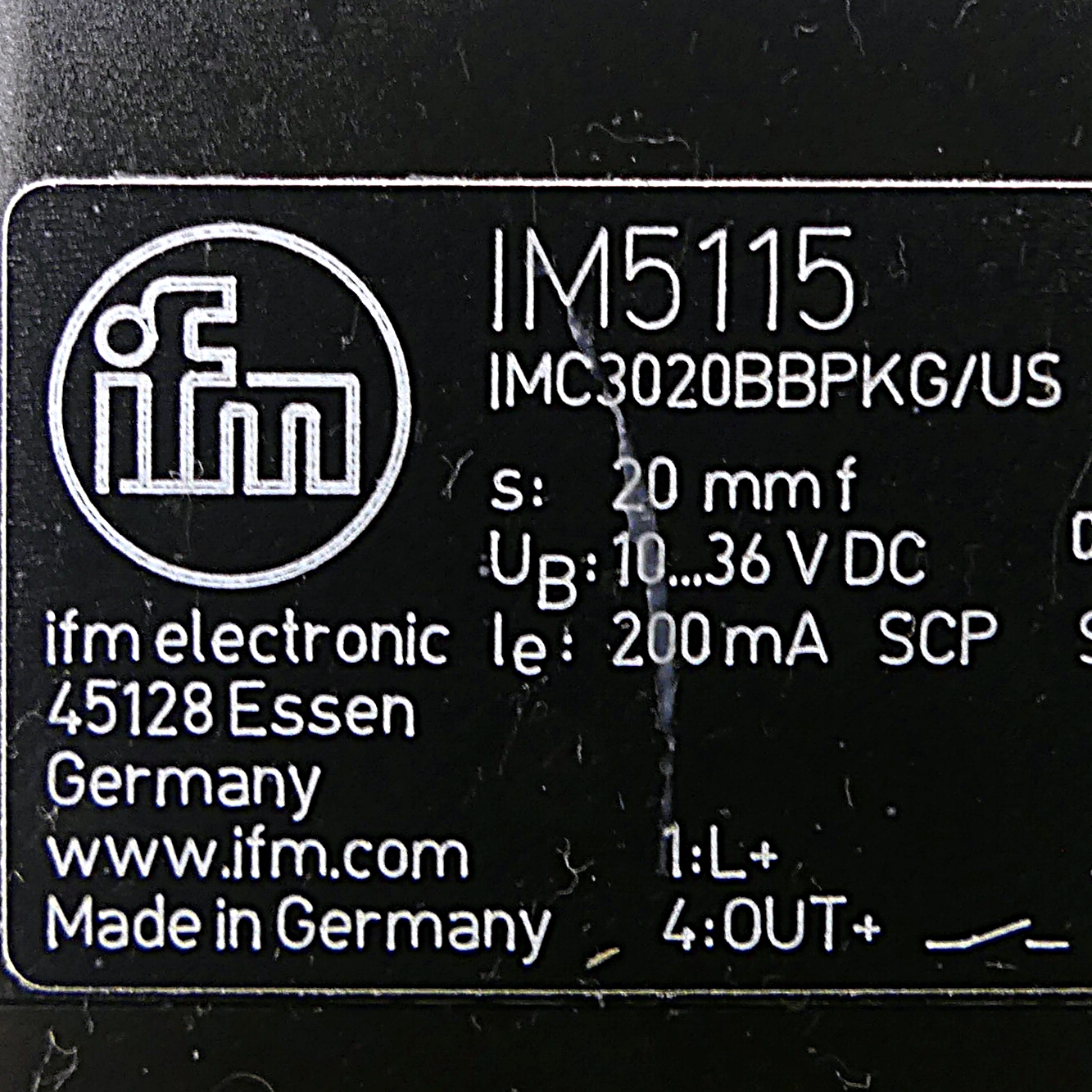 Inductive sensor IM5115