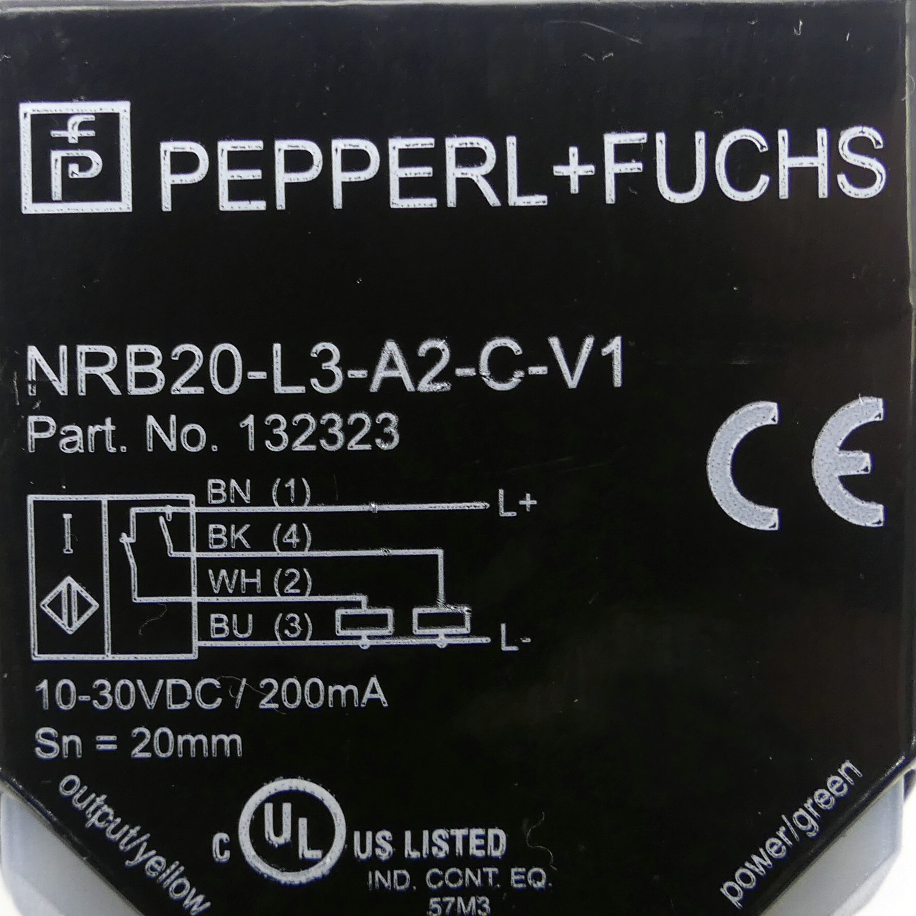 Inductive sensor NRB20-L3-A2-C-V1