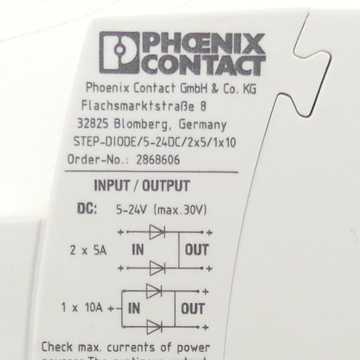DIN rail redundancy module