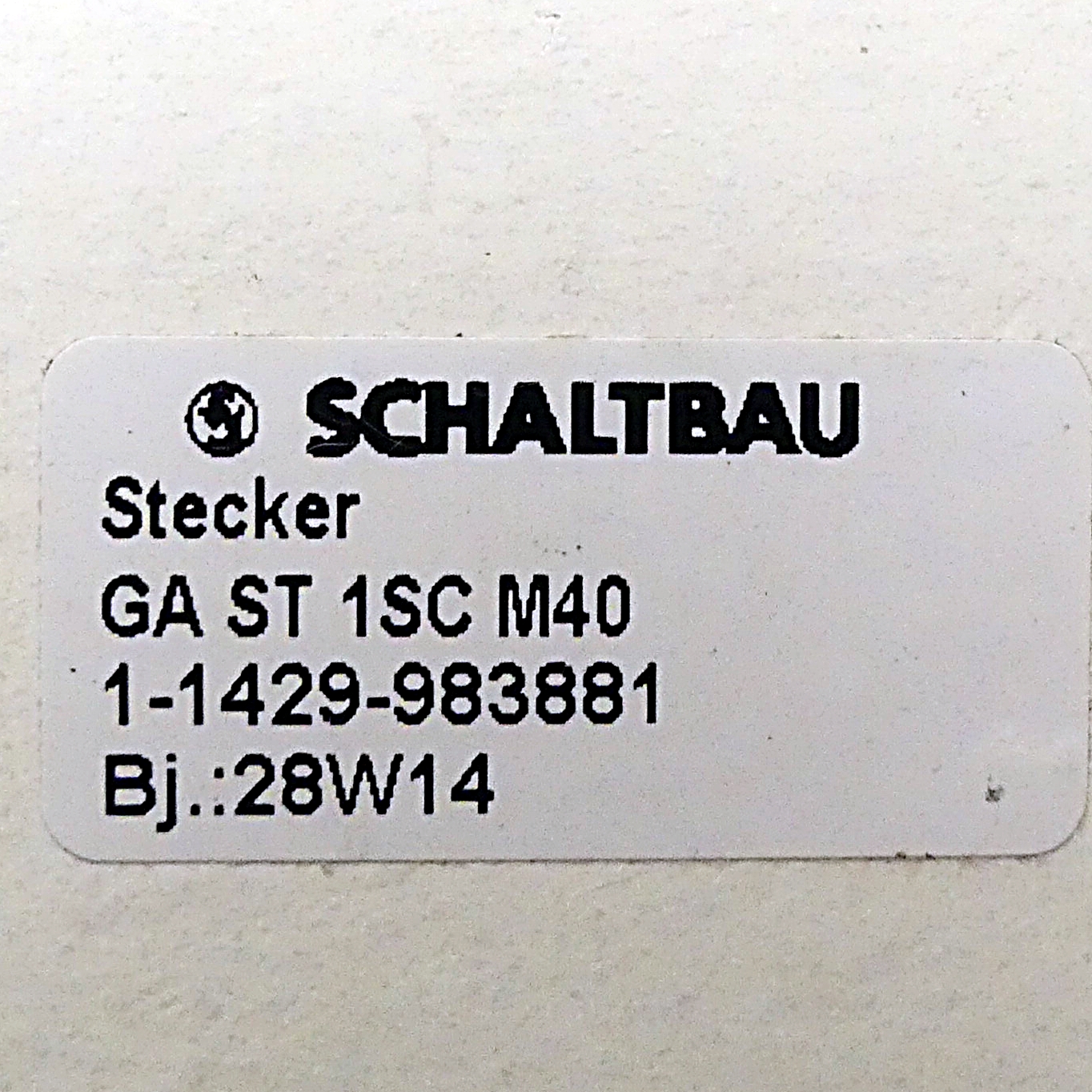 plug GA ST 1SC M40