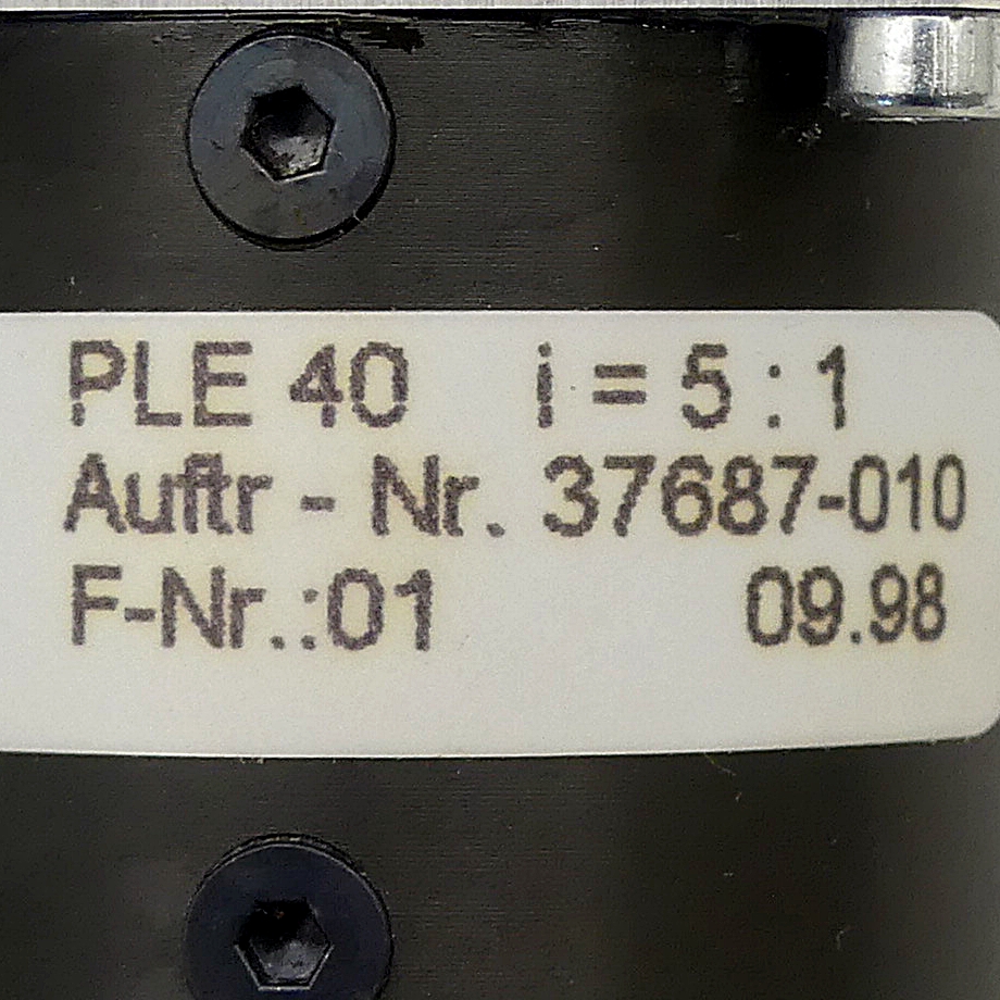Planetary gear box PLE40 i=5 