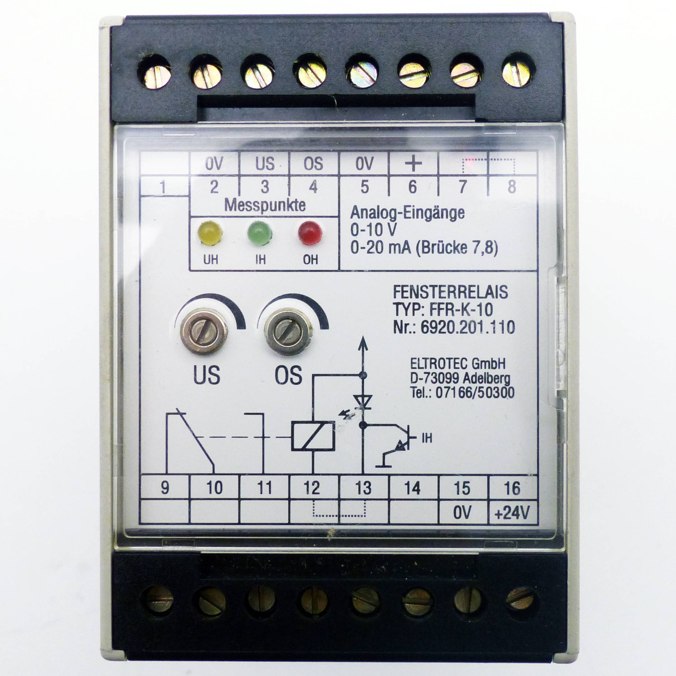 Window relay FFR-K-10 