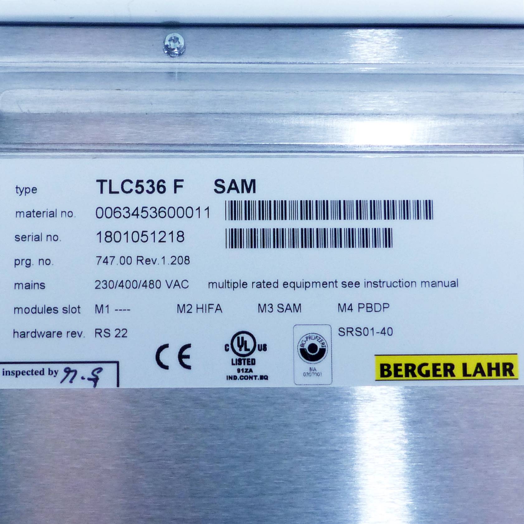 Positioning control for stepper motors TLC536 F SAM 
