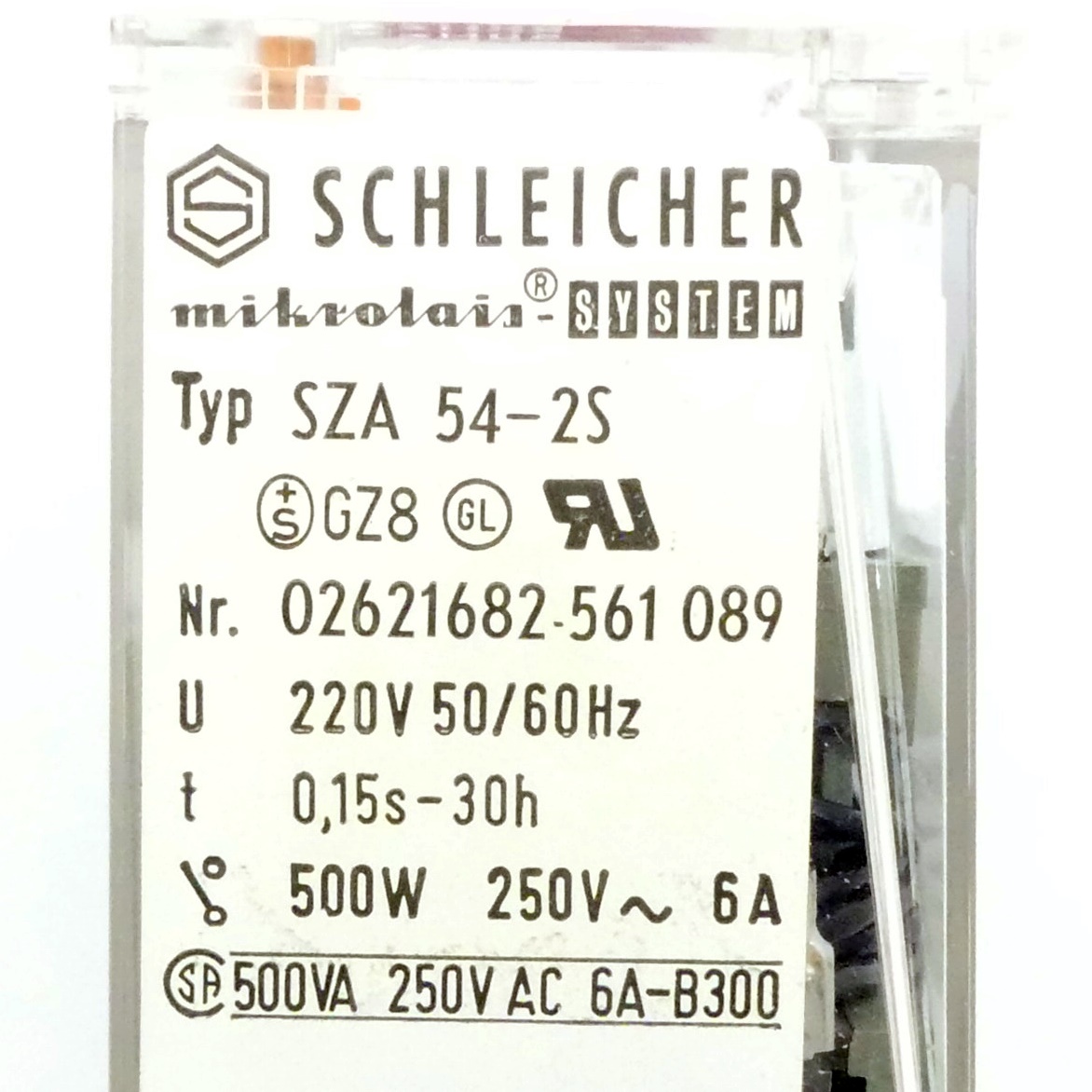Ansprechverzögerung SZA 54-2S
